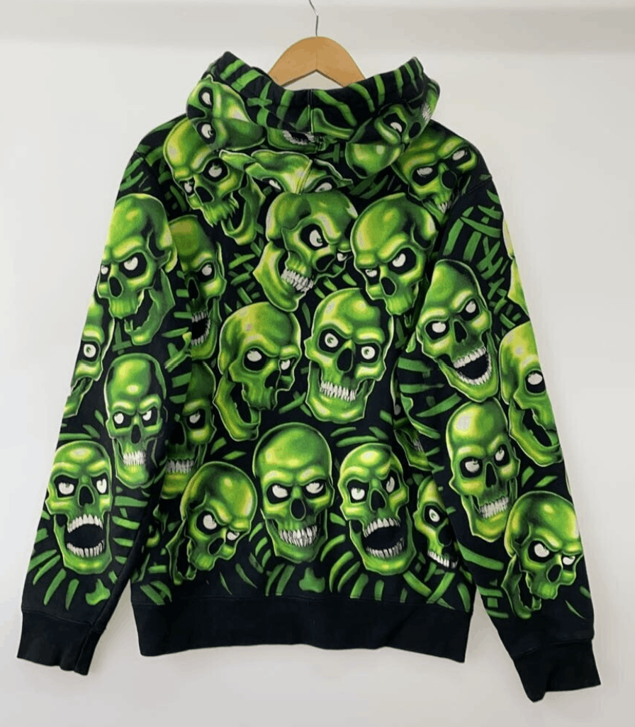Supreme Supreme Skull Pile Pullover Hoodie Green Size US S / EU 44-46 / 1 - 2 Thumbnail