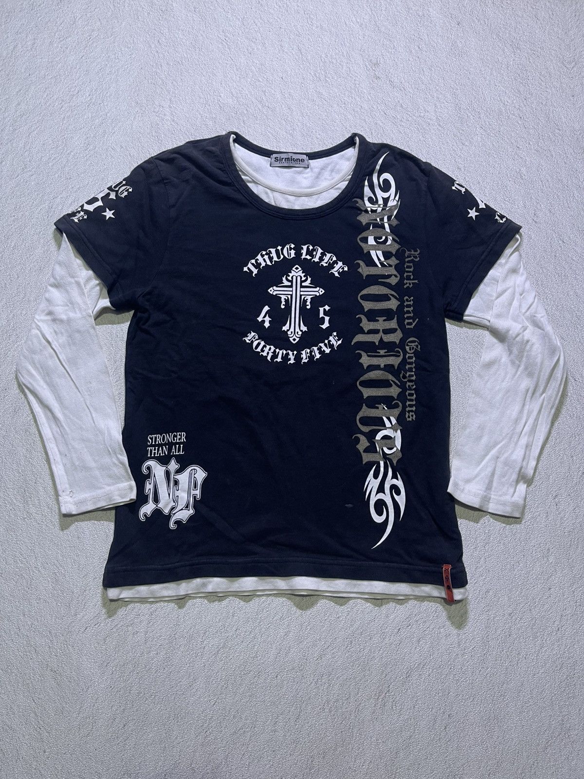 Japanese Brand Y2K SIRMIONE long sleeve tshirt Size US S / EU 44-46 / 1 - 1 Thumbnail