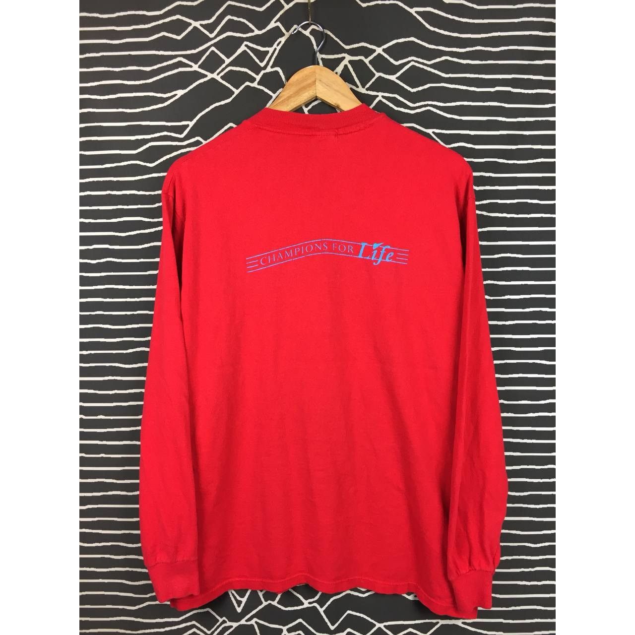 Vintage Vtg 80s Turkey Trot Marathon Champions For Life Tee Size US L / EU 52-54 / 3 - 7 Thumbnail