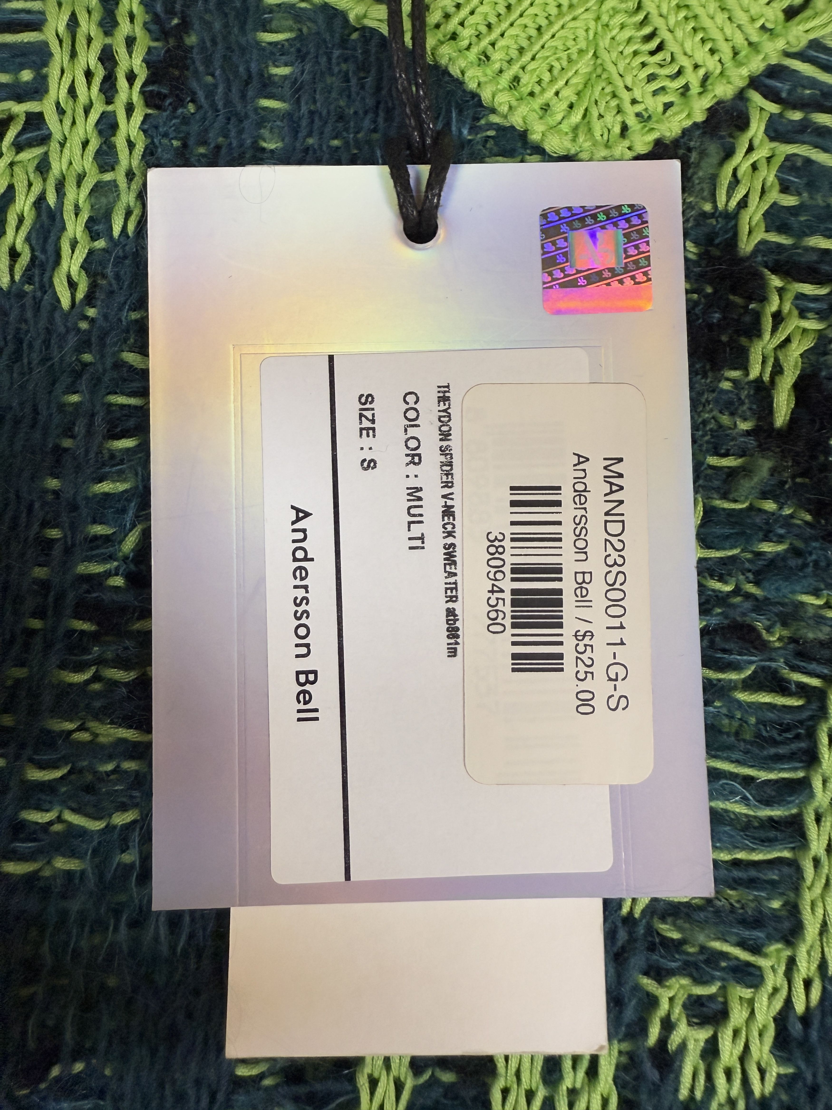 Andersson Bell $525 NWT Andersson Bell Theydon Spider V-Neck Sweater Size US S / EU 44-46 / 1 - 9 Thumbnail