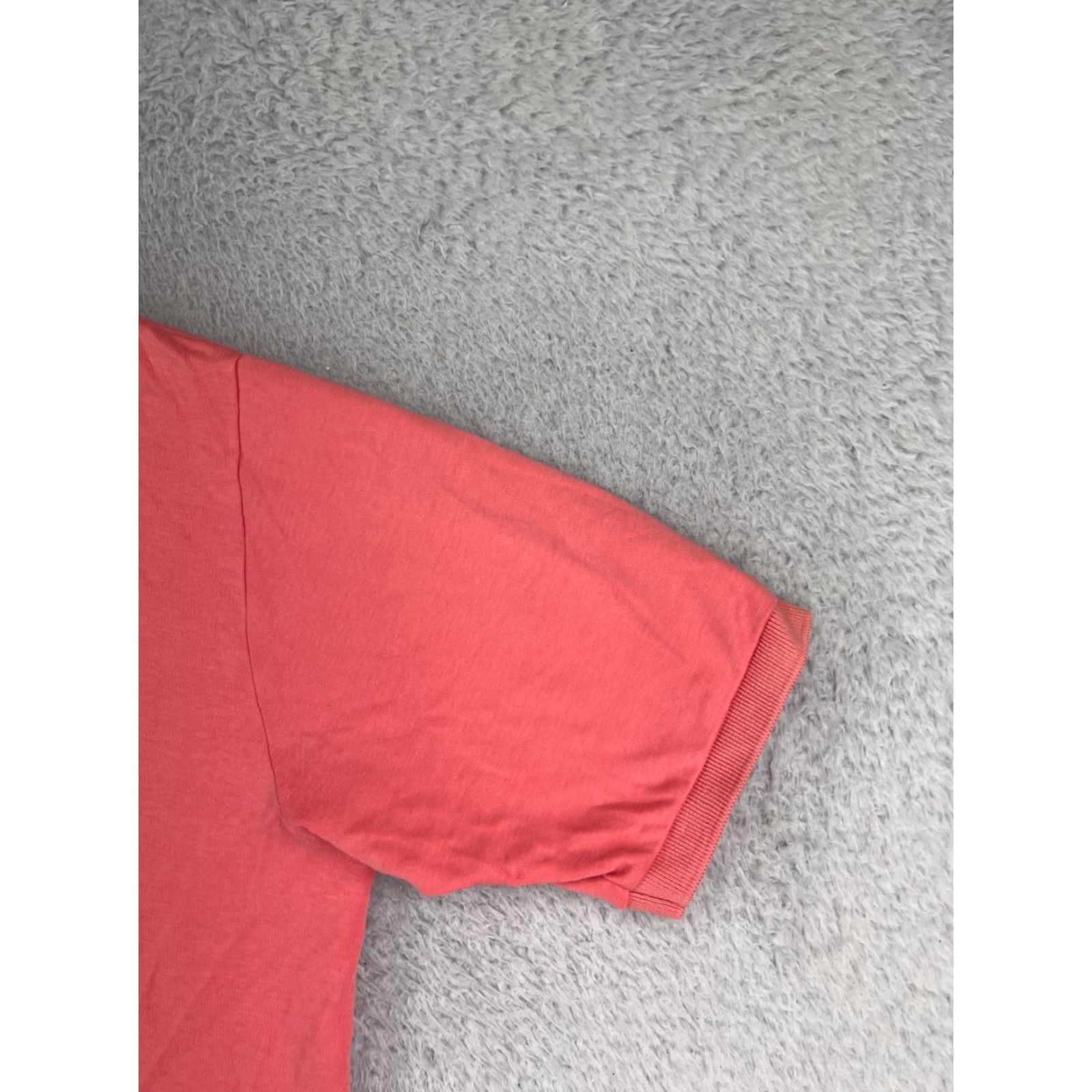 Ralph Lauren VINTAGE Ralph Lauren Polo Shirt Mens L Pink 100% Cotton Polo Shirt Polo Pink Golf Pony Short Sleeve Slim Mens Size US L / EU 52-54 / 3 - 2 Thumbnail