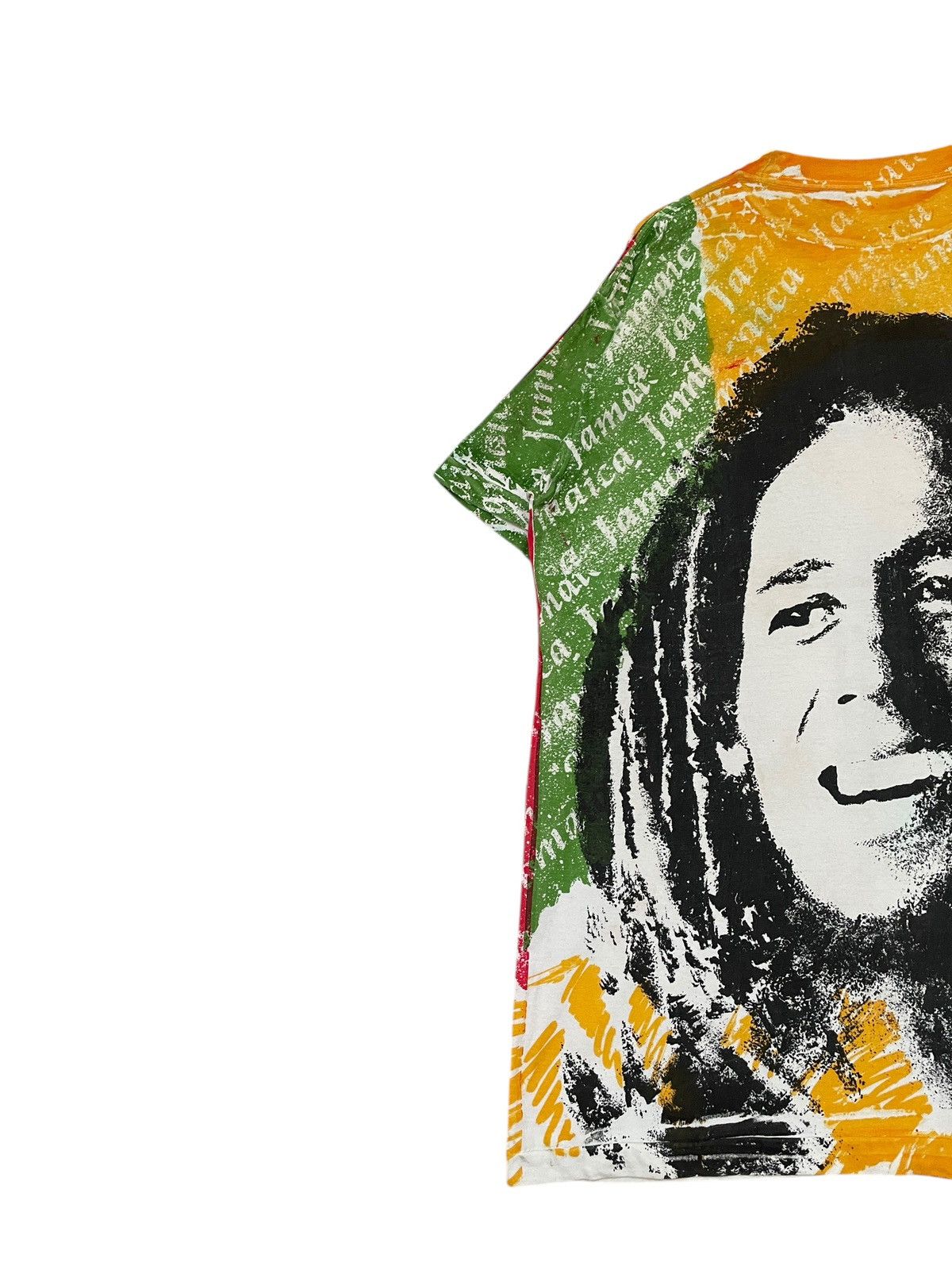 Band Tees × Vintage Vintage Bootleg Singer Bob Marley T-shirt 2000s Size US XL / EU 56 / 4 - 5 Thumbnail