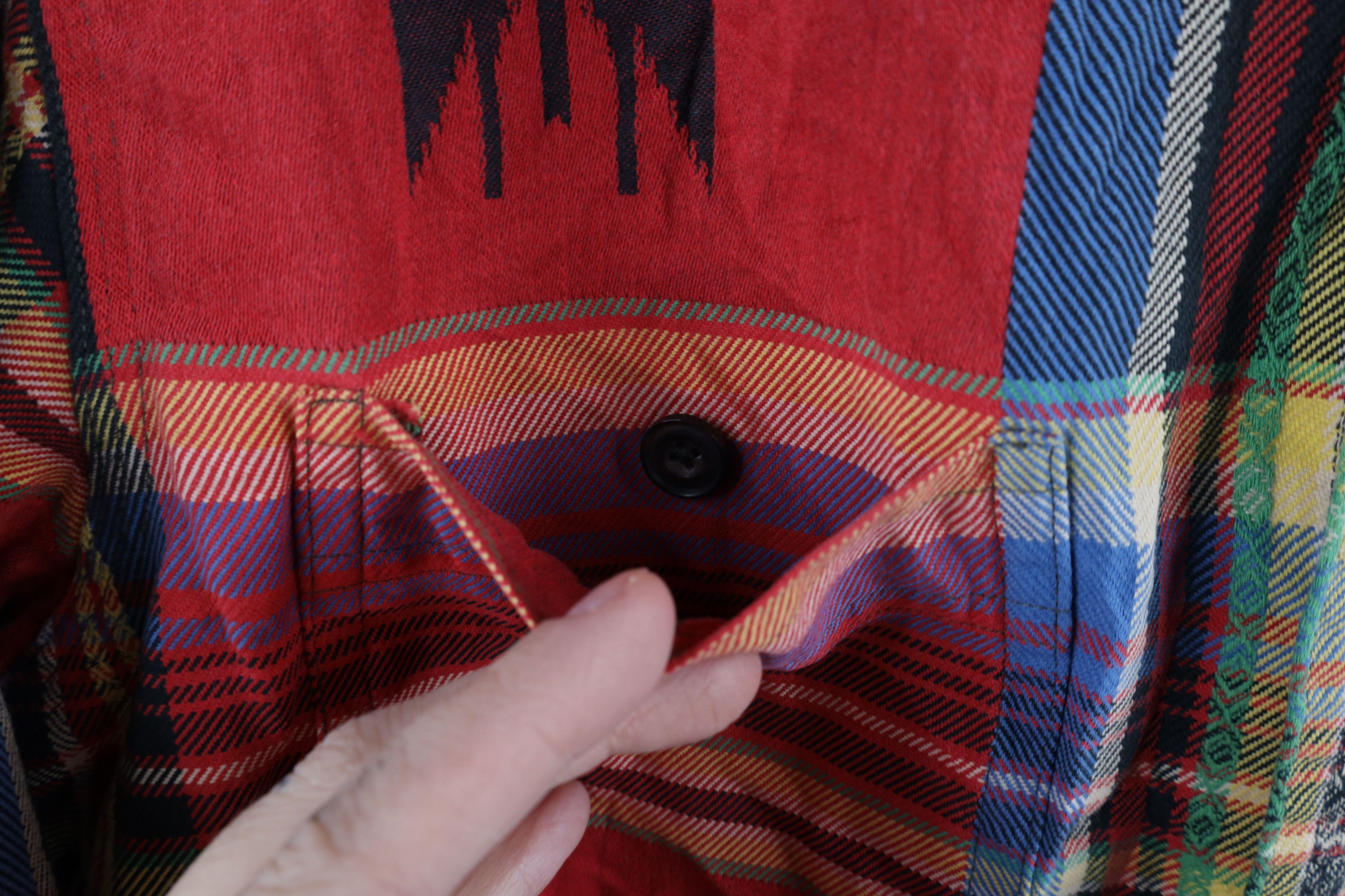 Ralph Lauren × Vintage Vintage Ralph Lauren Southwestern Collared Button Shirt Size US S / EU 44-46 / 1 - 4 Thumbnail