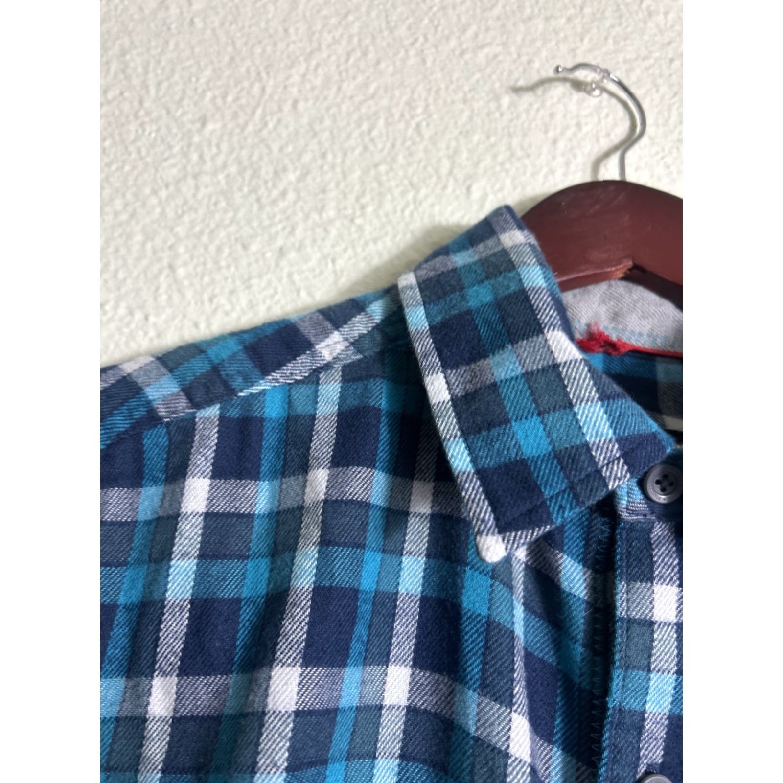 Marmot Marmot Shirt Mens Small Long Sleeve Flannel Cotton Teal Plaid Button-Up Size US S / EU 44-46 / 1 - 7 Thumbnail