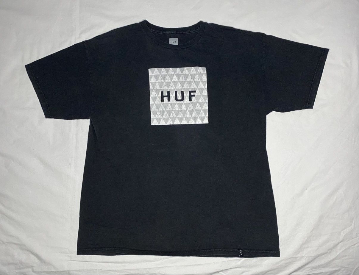 Huf Black Huf Triangle Box Logo Tee XL Men Size US XL / EU 56 / 4 - 1 Thumbnail