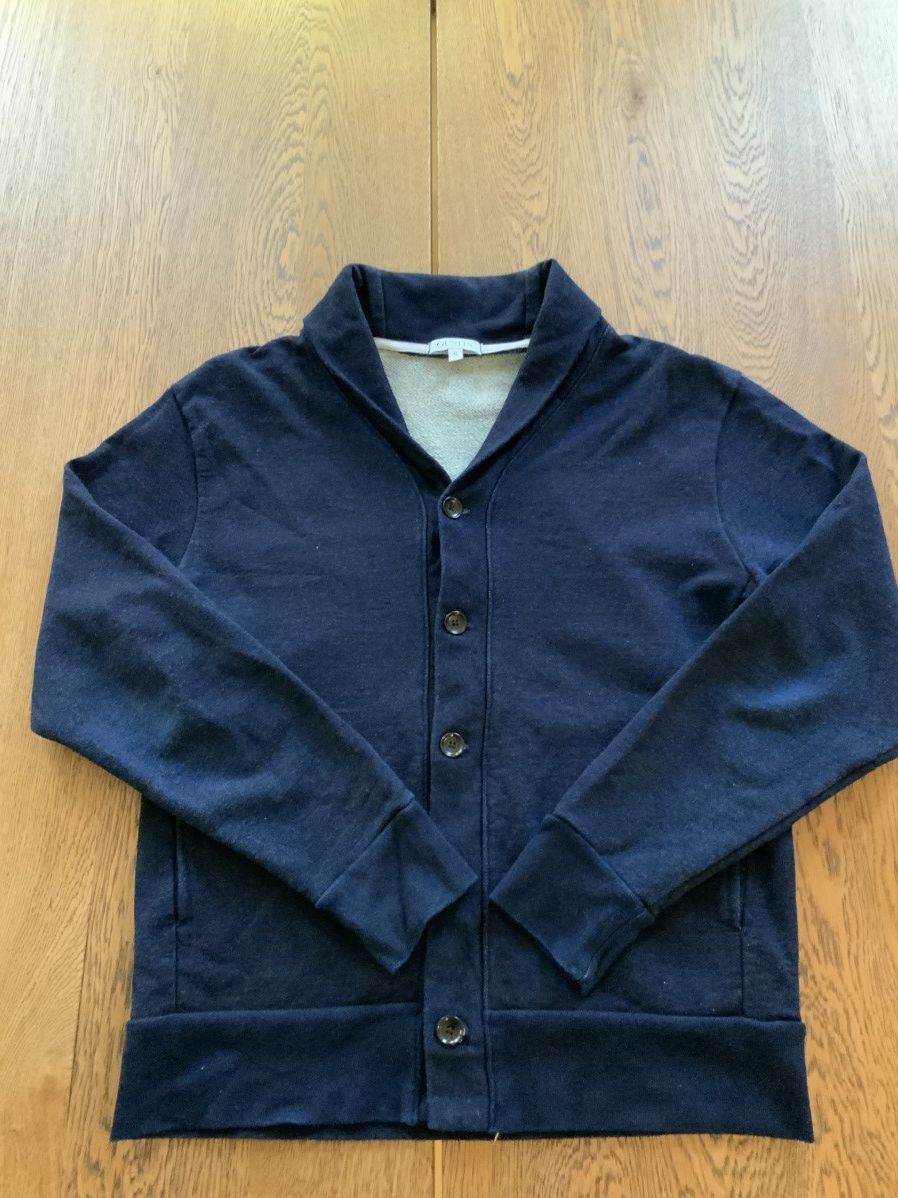 Gustin Gustin shawl collar cotton button cardigan indigo blue Size US S / EU 44-46 / 1 - 1 Thumbnail