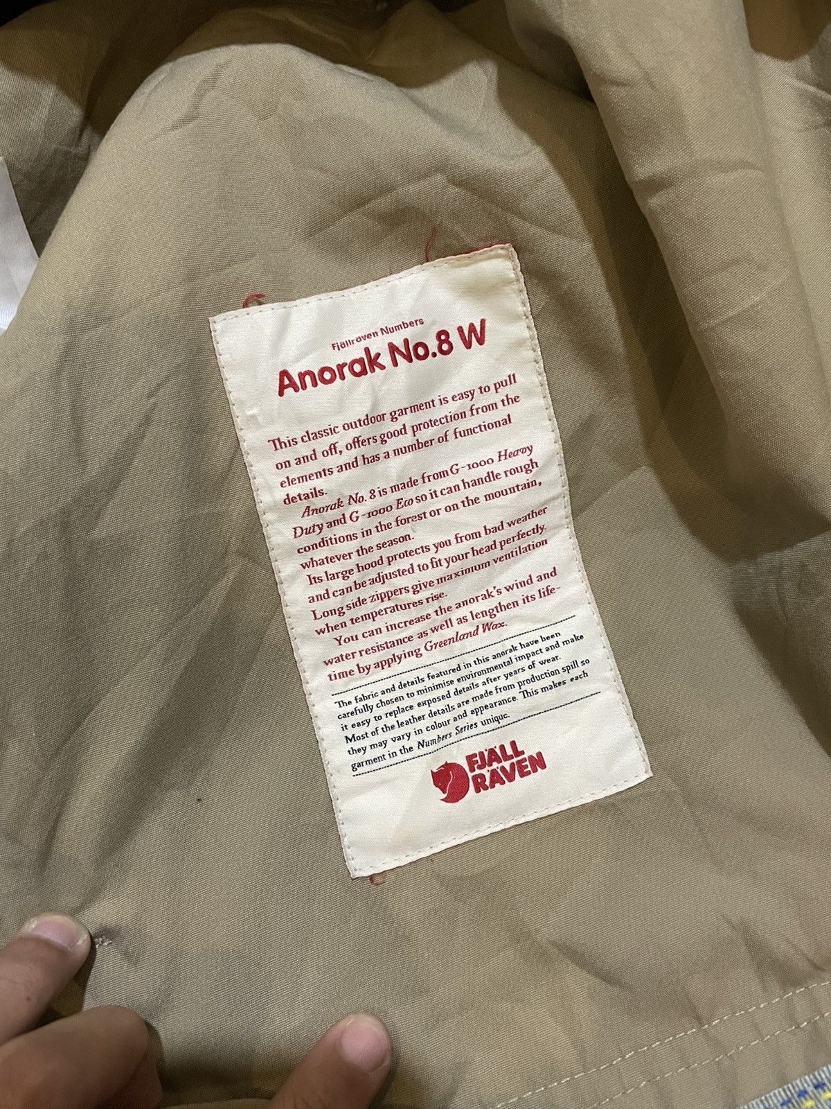 Fjallraven FJALL RAVEN ANORAK Size US M / EU 48-50 / 2 - 5 Thumbnail