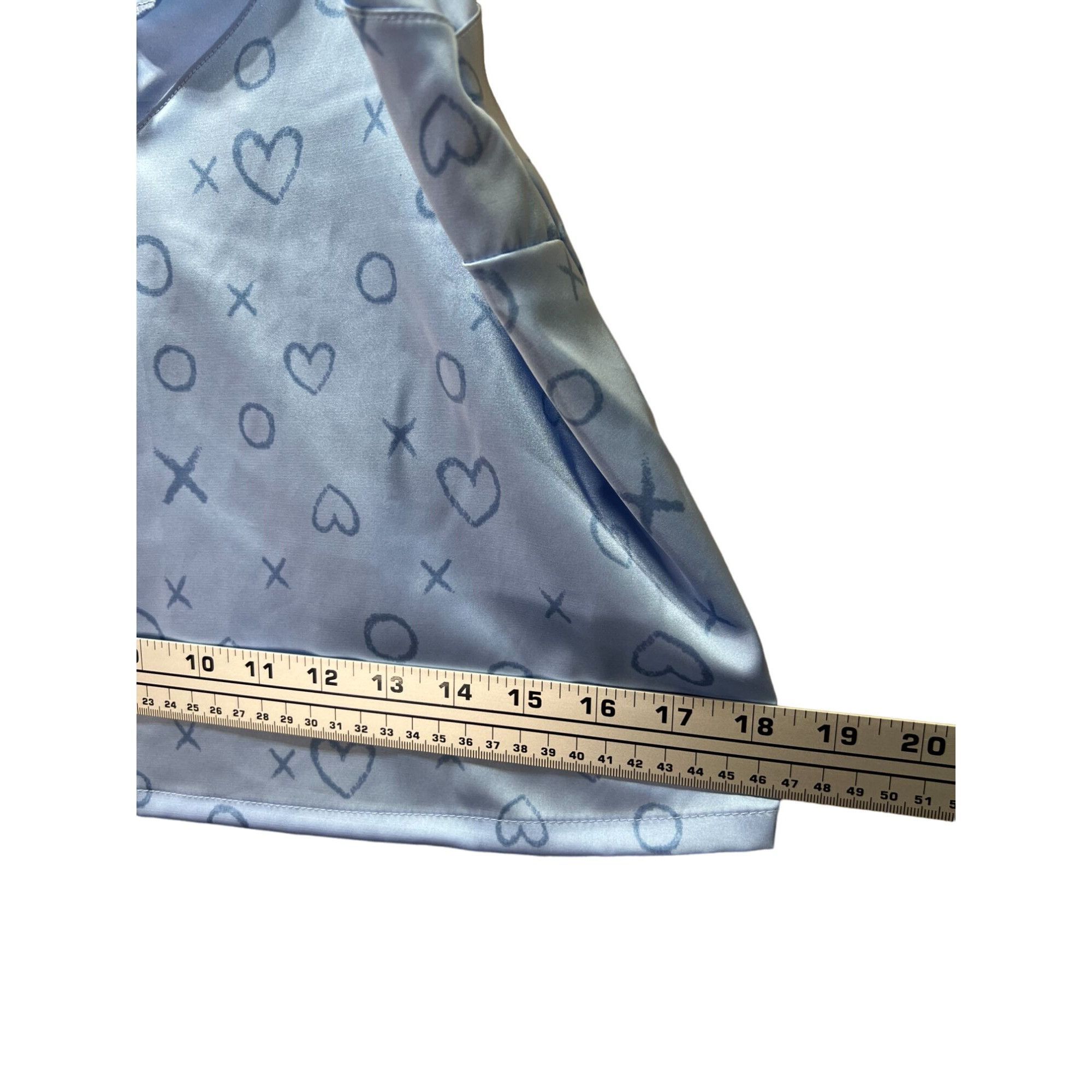 Other Colsie - Women's Satin Pajama Tank Top - Light Blue - Medium Size M / US 6-8 / IT 42-44 - 7 Thumbnail