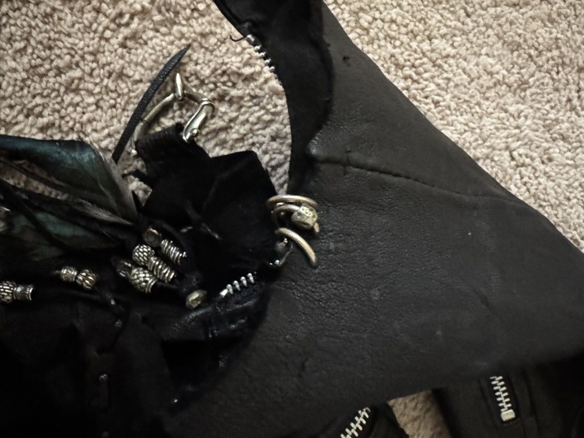 14th Addiction CUSTOM Cross Zipper Distressed Leather Jacket Size US M / EU 48-50 / 2 - 14 Thumbnail