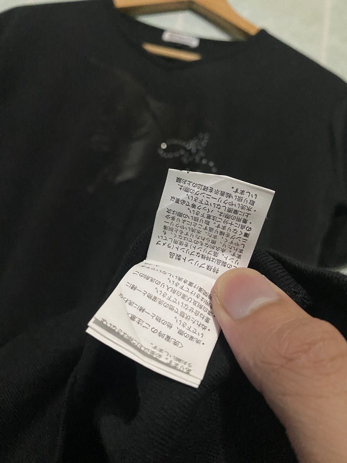 In The Attic × Japanese Brand Growth IN THE ATTIC Embellished V Neck Tee Size US L / EU 52-54 / 3 - 6 Thumbnail
