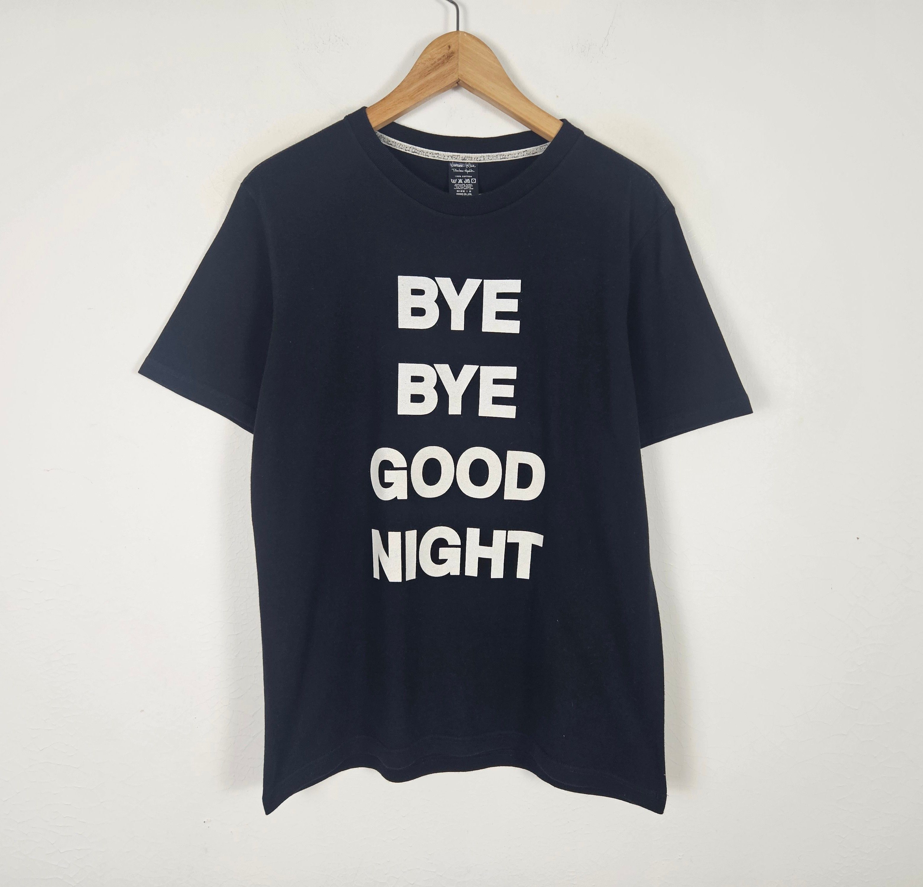 Number (N)ine Number (N)ine Bye Bye Good Night Tee - FW09 A Closed Feeling Size US M / EU 48-50 / 2 - 3 Thumbnail