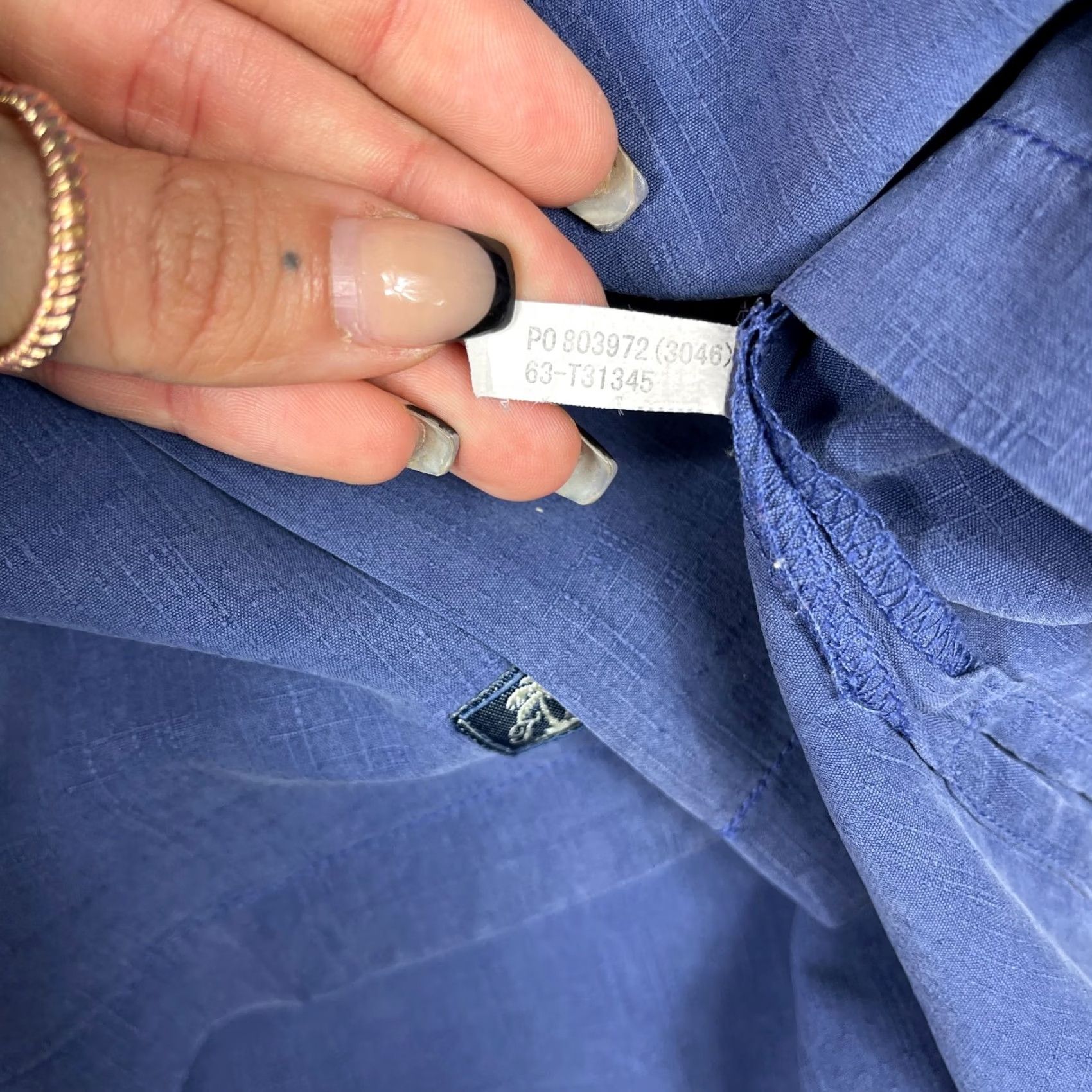 Tommy Bahama Tommy Bahama Camp Shirt Mens XL Blue Silk Pinhead Classic Bowling Embroidered Size US XL / EU 56 / 4 - 7 Thumbnail