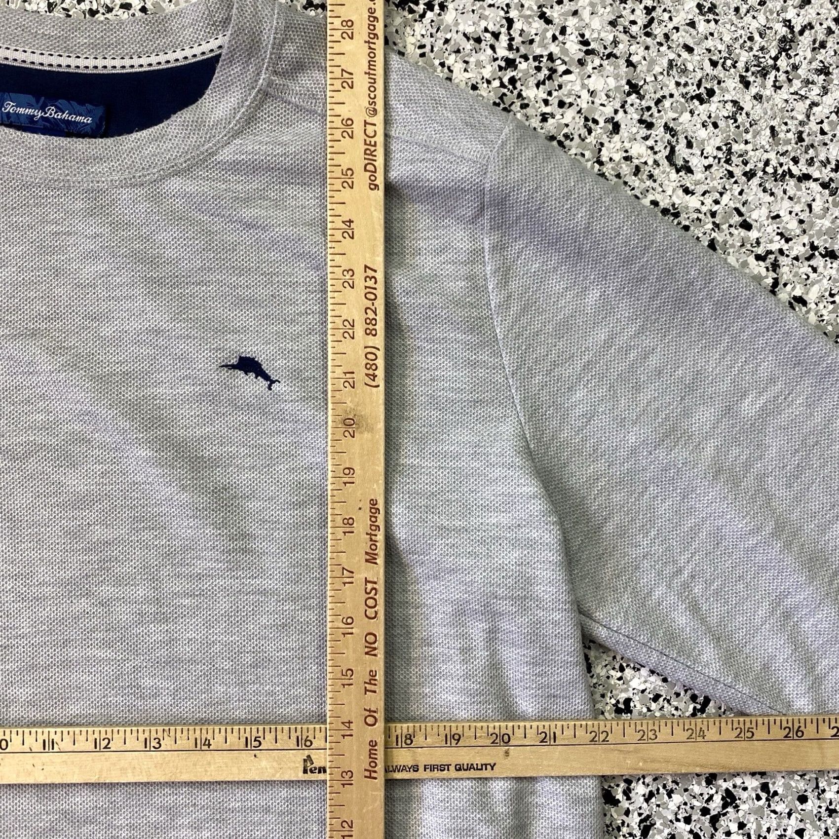Tommy Bahama Tommy Bahama Thermal Shirt Mens L Gray Crew Neck Long Sleeve Logo All Seasons Easy Care Knit Regular Size US L / EU 52-54 / 3 - 2 Thumbnail