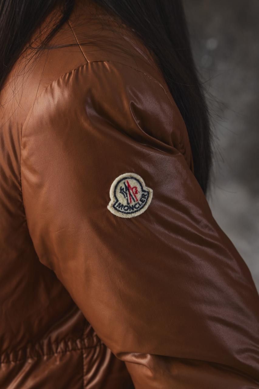 Moncler MONCLER AMANDINE Women's Down Jacket Brown Size M / US 6-8 / IT 42-44 - 9 Thumbnail