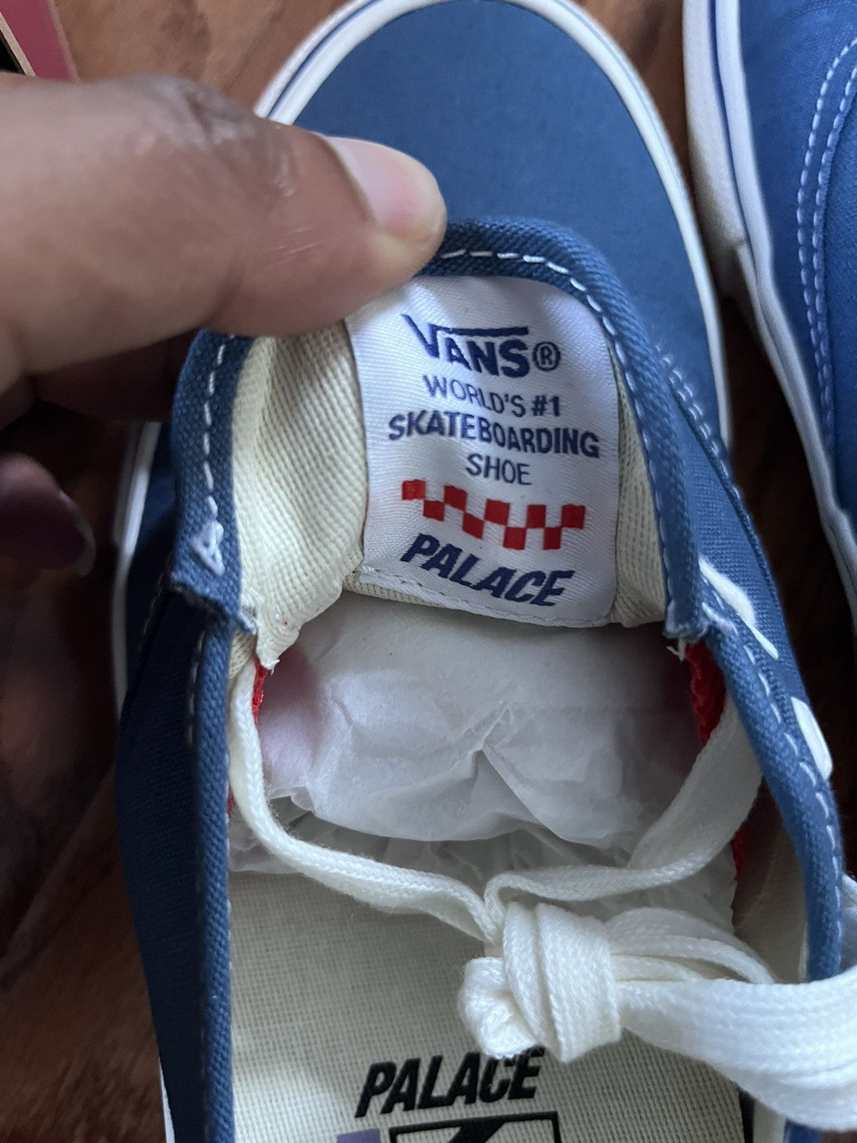 Palace × Vans Skate Authentic C - Palace x Vans Size US 10.5 / EU 43-44 - 5 Thumbnail