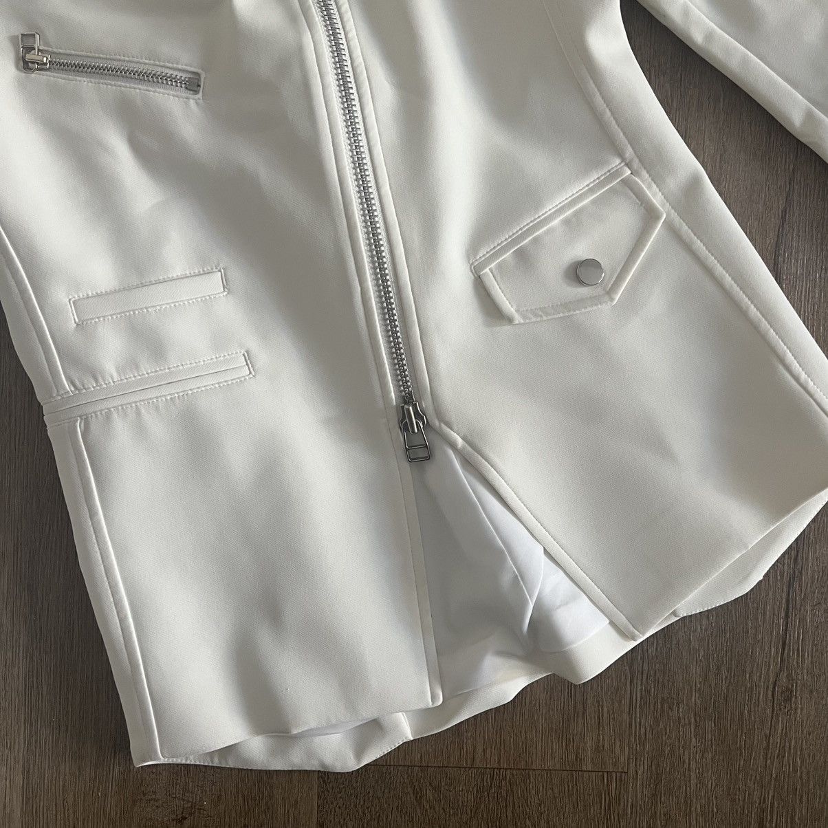 Veronica Beard NWT Veronica Beard Scuba Hadley Jacket Biker Size XS / US 0-2 / IT 36-38 - 7 Thumbnail