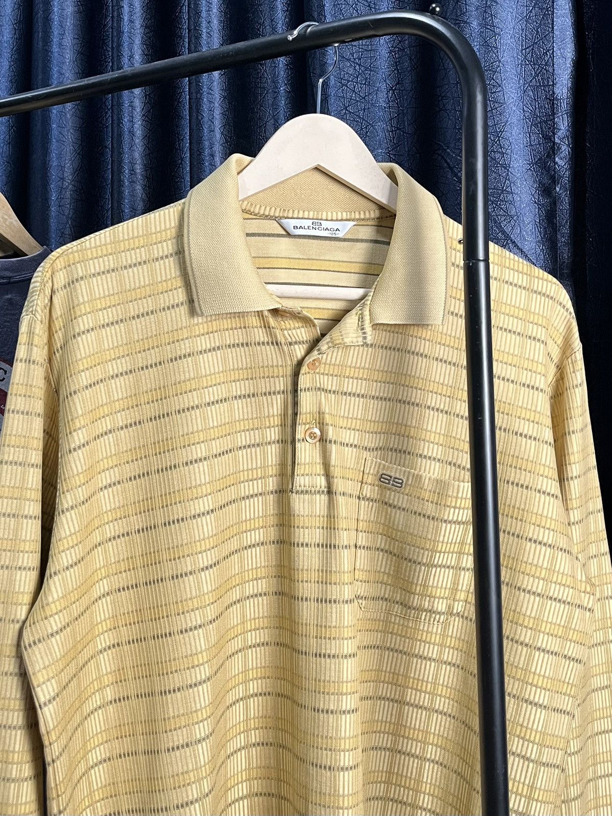 Balenciaga Vintage Balenciaga Golf Polo Shirt Size US L / EU 52-54 / 3 - 3 Thumbnail