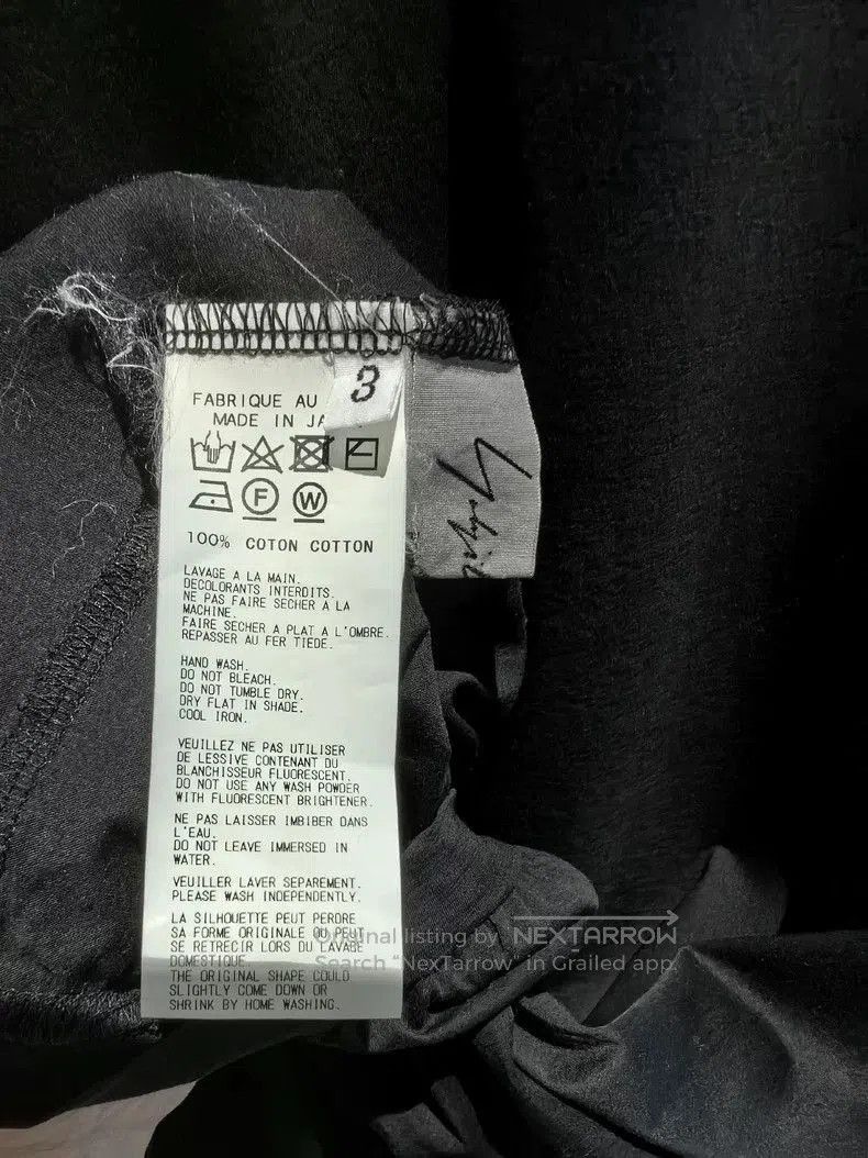 Yohji Yamamoto Yohji Yamamoto Long Sleeve Tee. Size US S / EU 44-46 / 1 - 4 Thumbnail