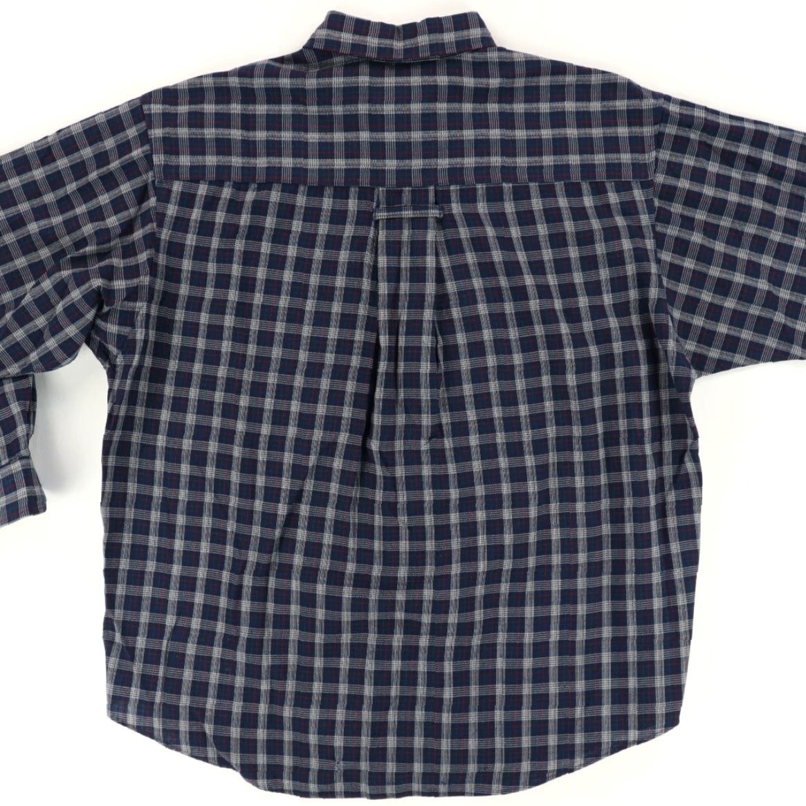 Pendleton VINTAGE Pendleton Sir Pendleton Wool Plaid Long Sleeve Button Up Shirt Navy Blue Mens L Size US L / EU 52-54 / 3 - 4 Thumbnail