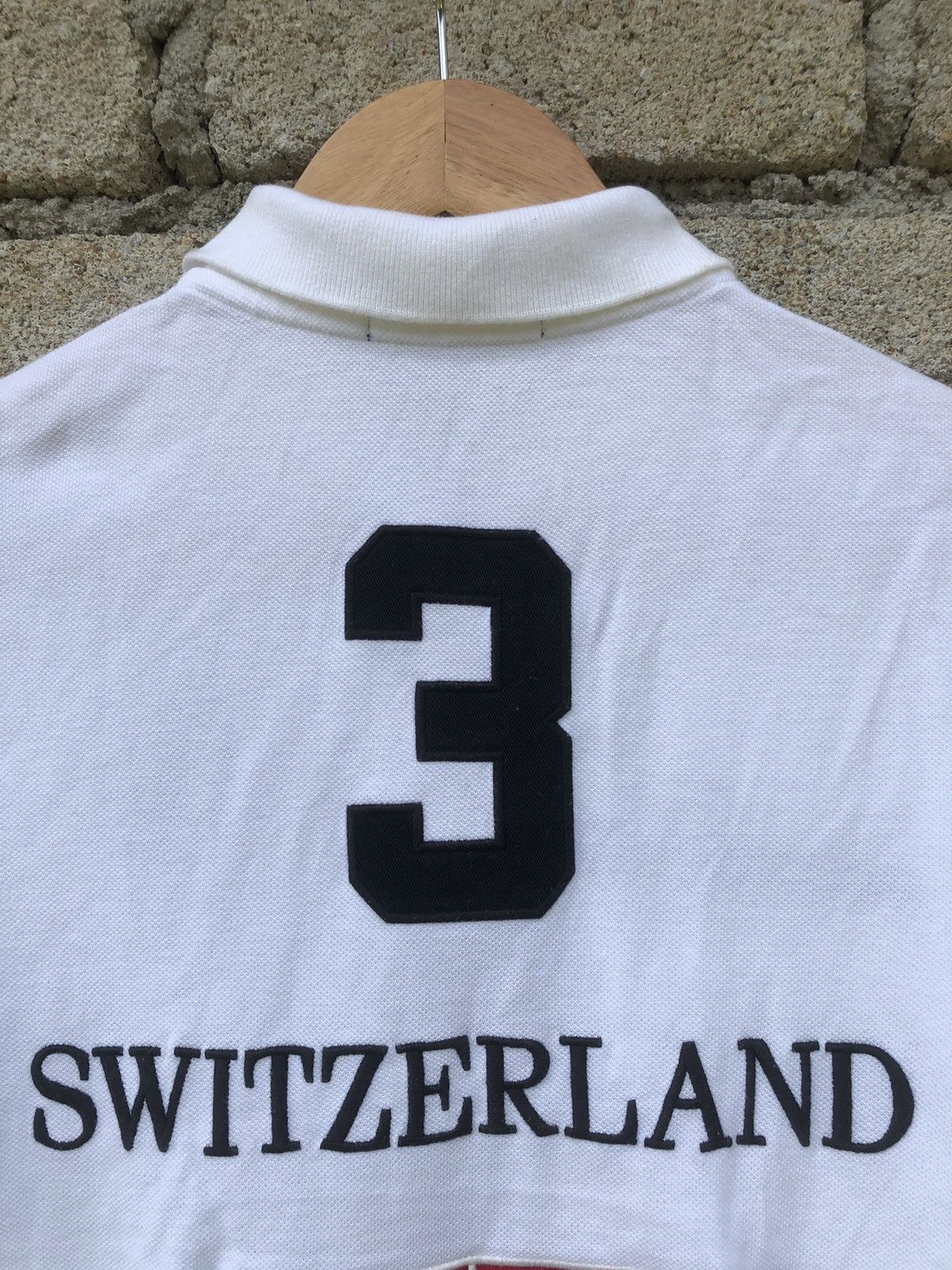 Polo Ralph Lauren Vintage Polo Ralph Lauren Switzerland Big Pony Polo Tshirt Size S / US 4 / IT 40 - 12 Thumbnail