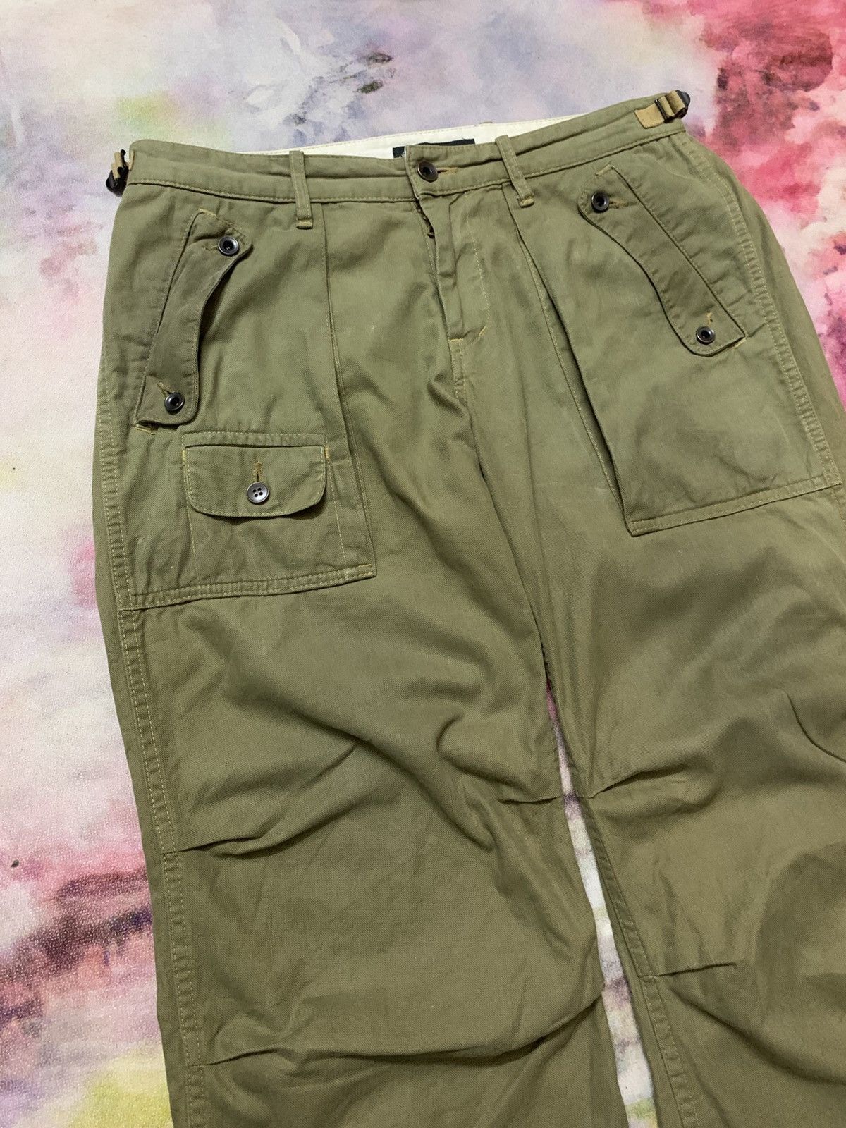 Johnbull Johnbull Kojima Army Fatigue Straight Pants Size US 32 / EU 48 - 5 Thumbnail