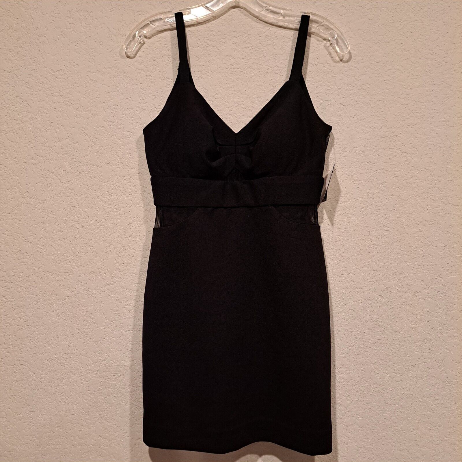 Other Morgan & Co. Junior Scuba Crepe Body-Con Dress Black Sz 3 Size S / US 4 / IT 40 - 3 Thumbnail