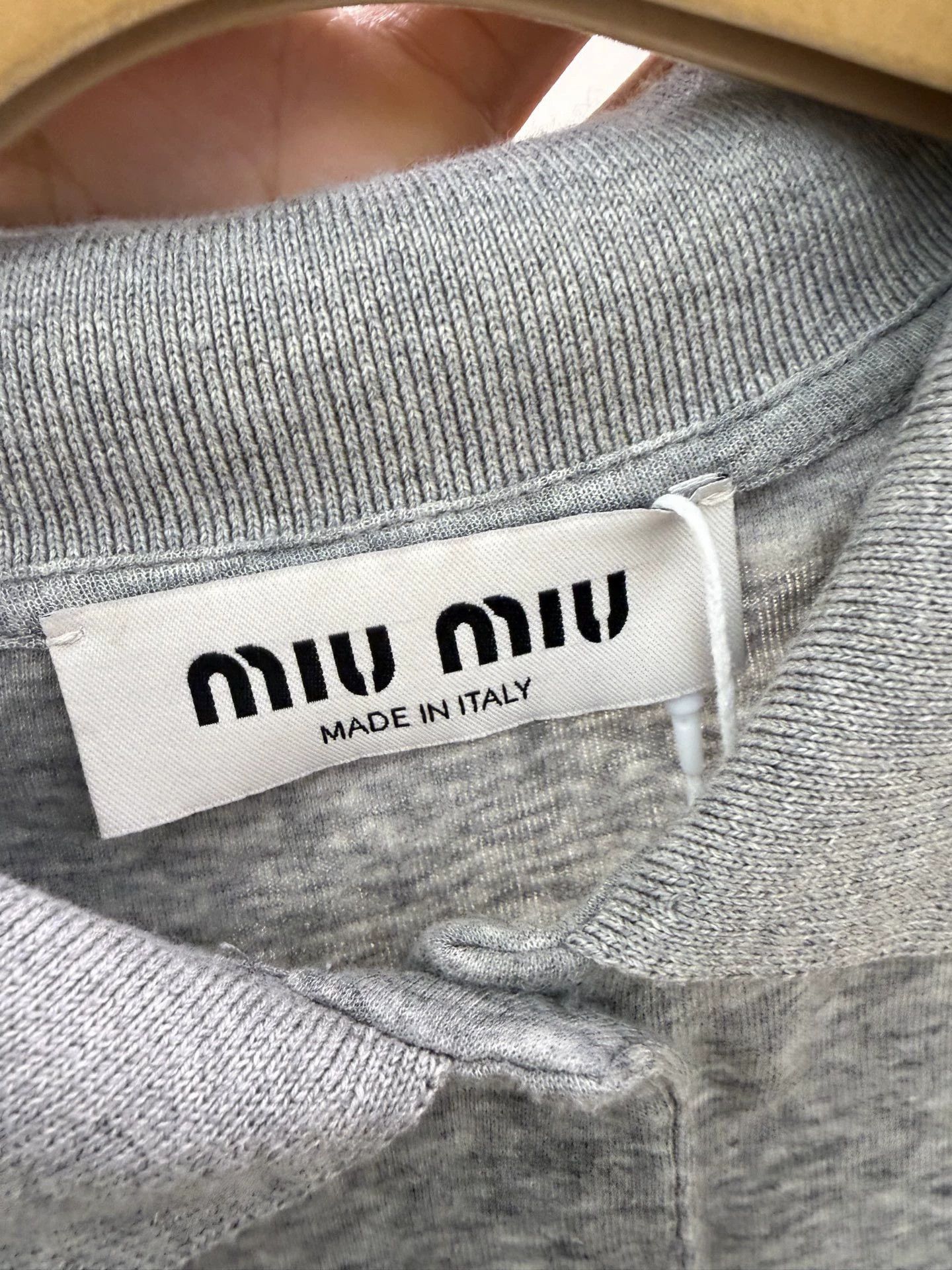 Miu Miu Miu Miu gray knit Polo XS Size XS / US 0-2 / IT 36-38 - 3 Thumbnail