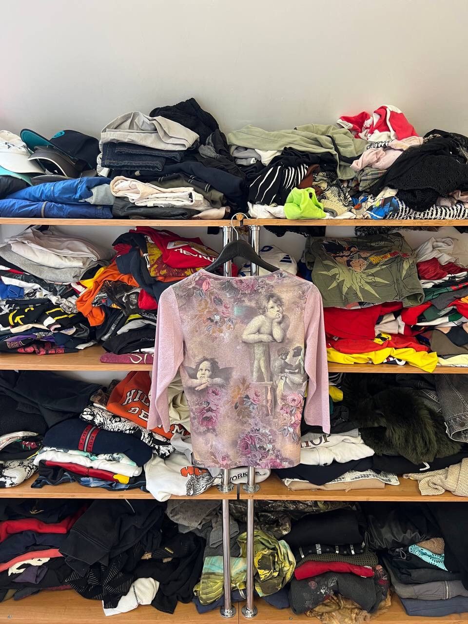 Archive Long Sleeve Angel Mesh Jean Paul Gaultier Style - Main Image