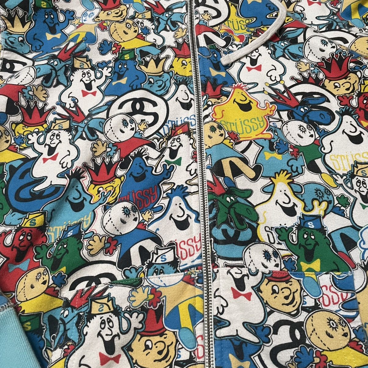 Stussy Vintage Stussy Girls Headz All Over Print Hoodie XL Clean Size US XL / EU 56 / 4 - 5 Thumbnail