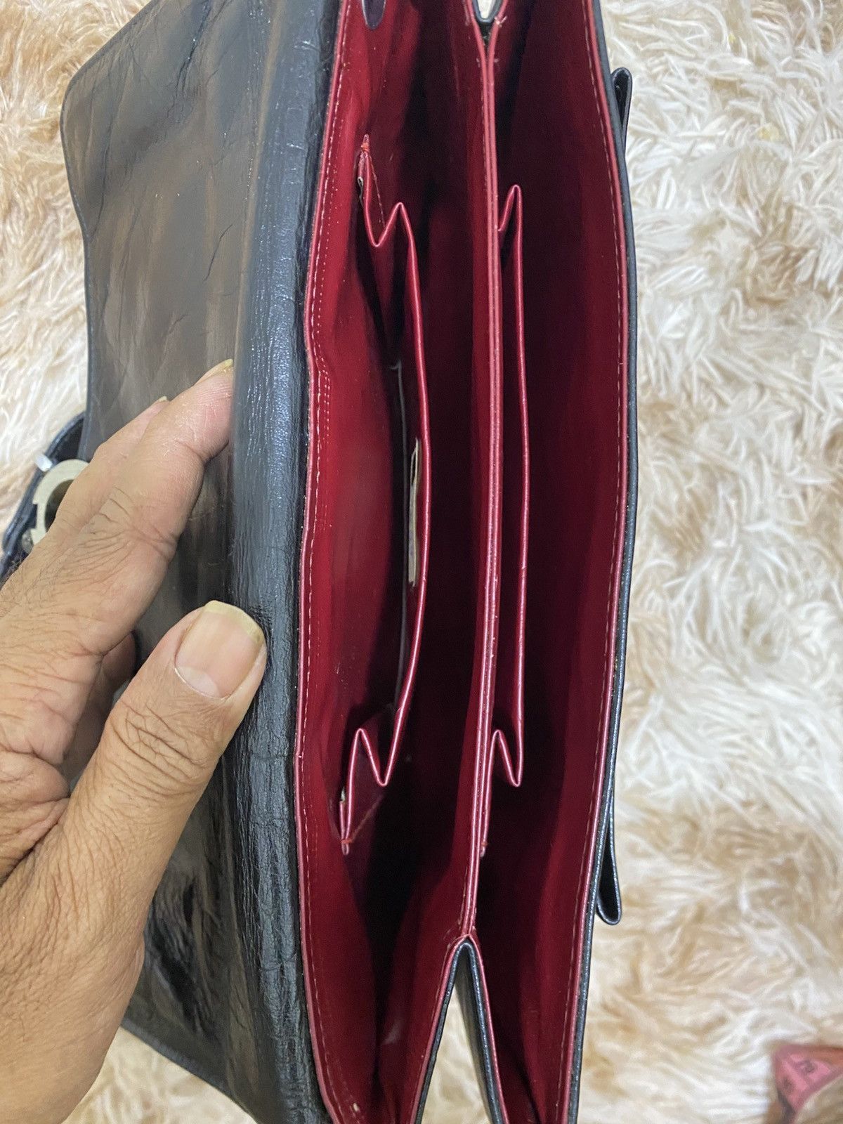 Other Vintage Japanese Leather Bag – Ginza Kanematsu – Size ONE SIZE - 4 Thumbnail