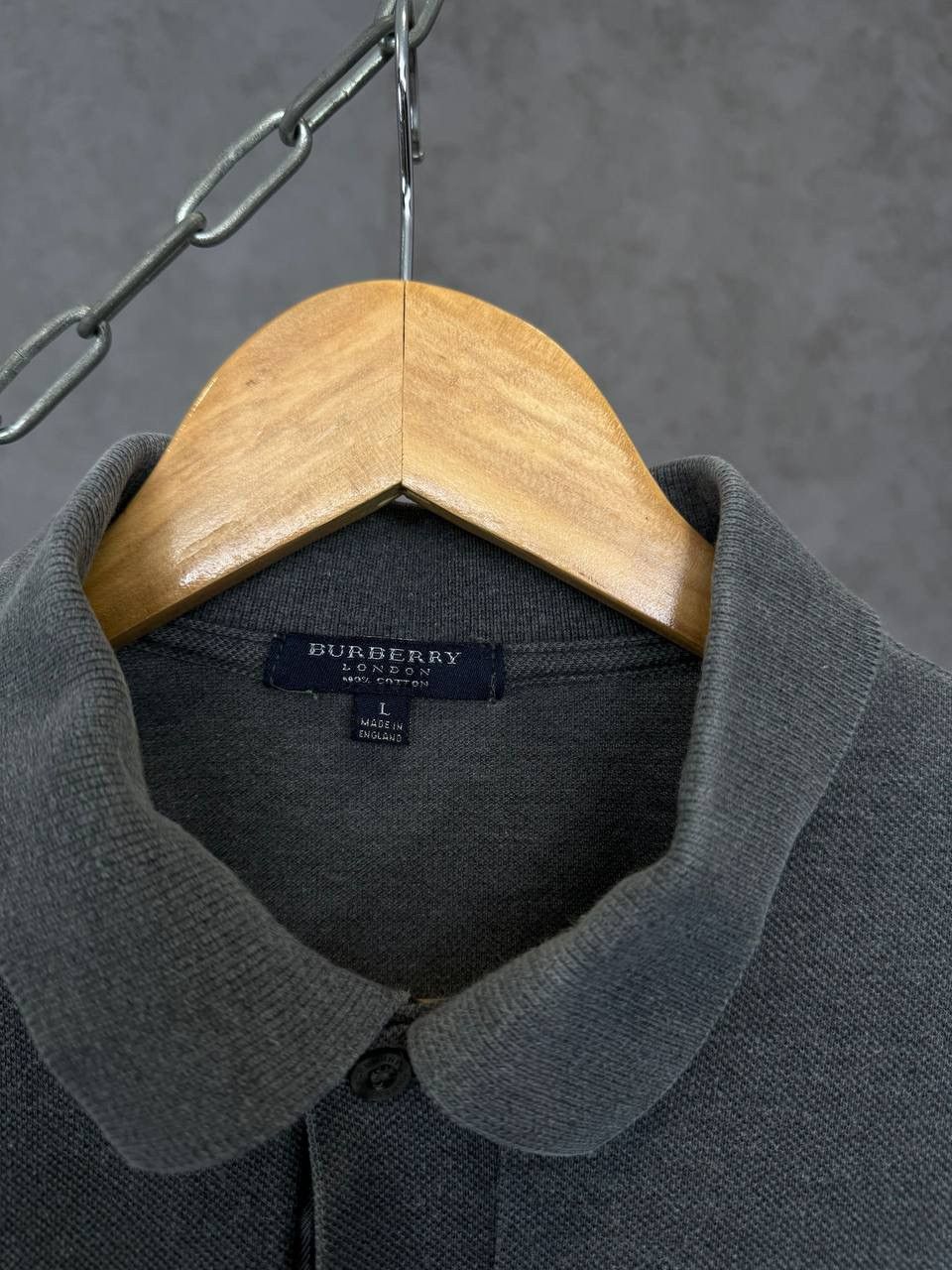 Burberry Burberry vintage luxury designer logo polo tee Size US L / EU 52-54 / 3 - 3 Thumbnail