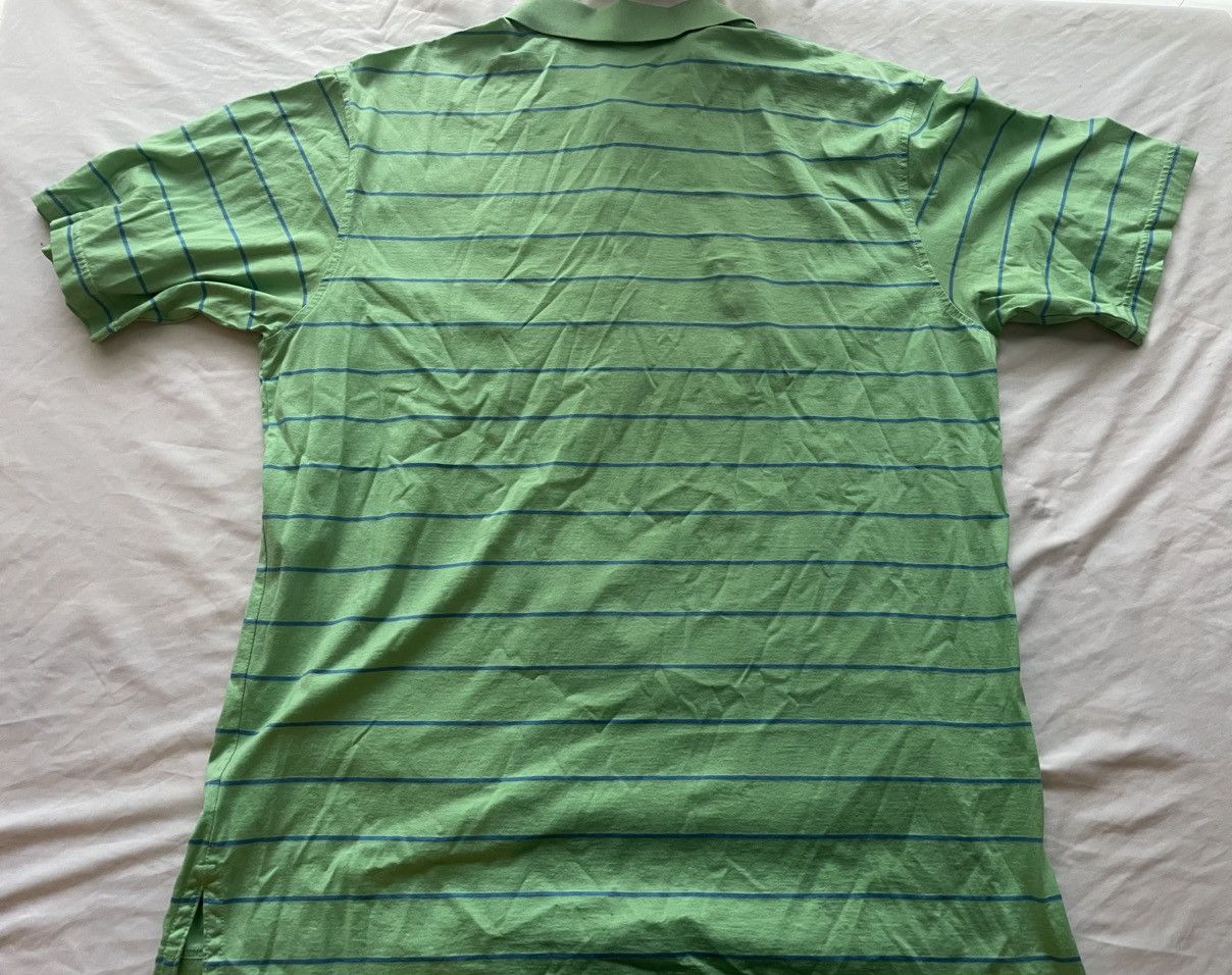 Peter Millar Peter Millar Polo Mens Large Green Blue Striped Golf Shirt Size US L / EU 52-54 / 3 - 3 Thumbnail