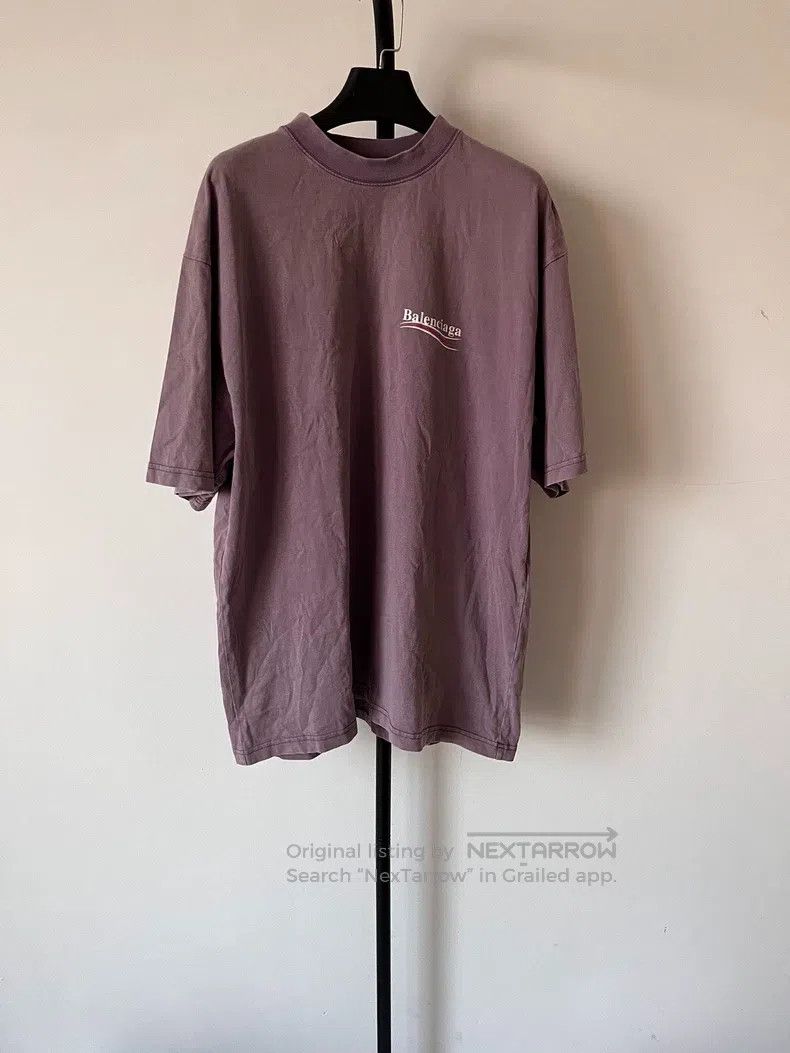 Other Balenciaga Solid Color Letter Round Neck T-Shirt Size US M / EU 48-50 / 2 - 1 Thumbnail
