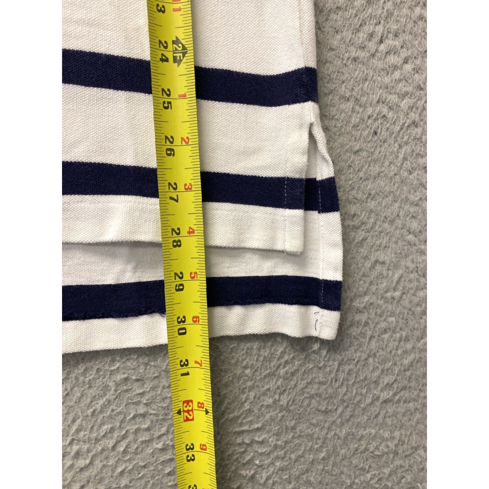 Polo Ralph Lauren Polo Ralph Lauren Polo Mens L White Striped Stretch /117-59 Size US L / EU 52-54 / 3 - 6 Thumbnail