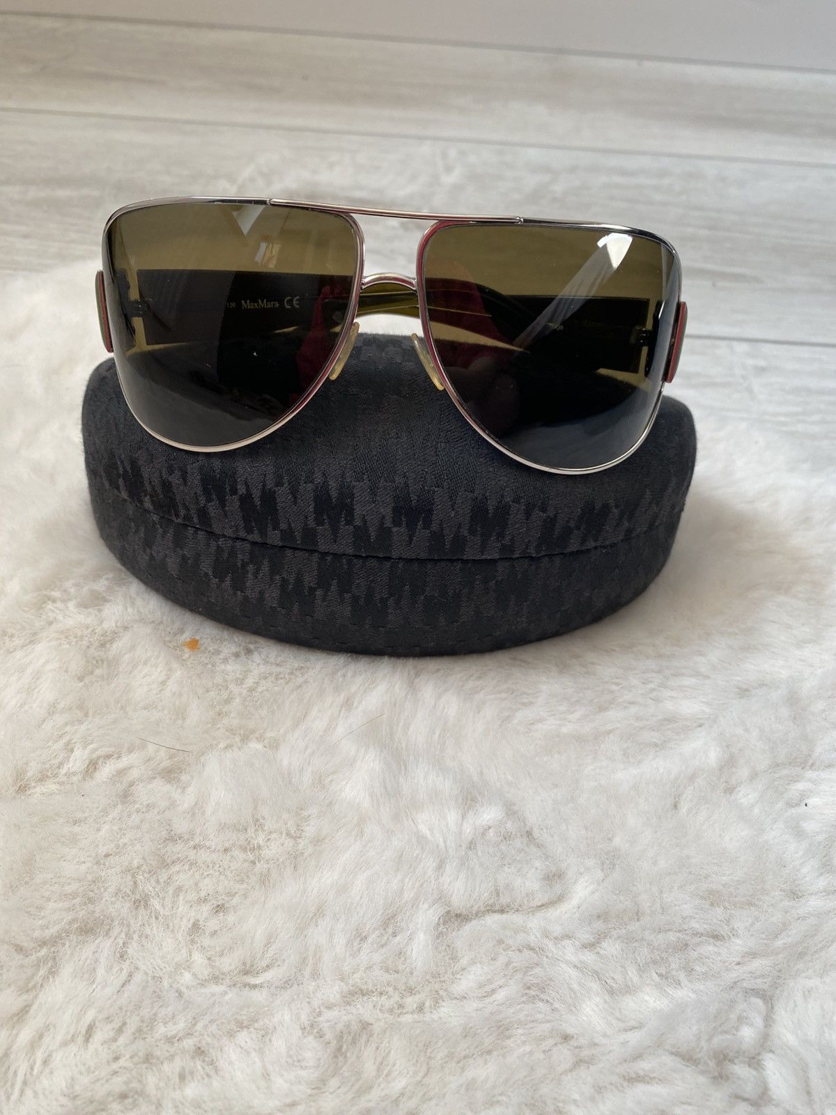 Max Mara Max Mara sunglasess beige Size ONE SIZE - 1 Thumbnail