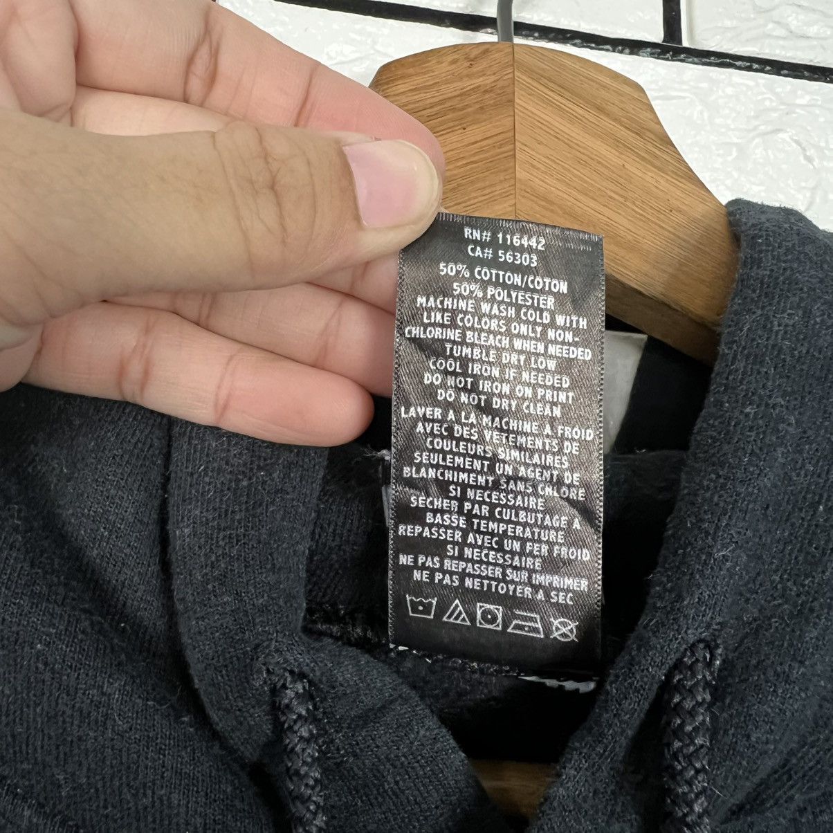 Broken Promises Co. BROKEN PROMISES Rose Big Logo Pullover Hoodies #4188-C191 Size US M / EU 48-50 / 2 - 17 Thumbnail