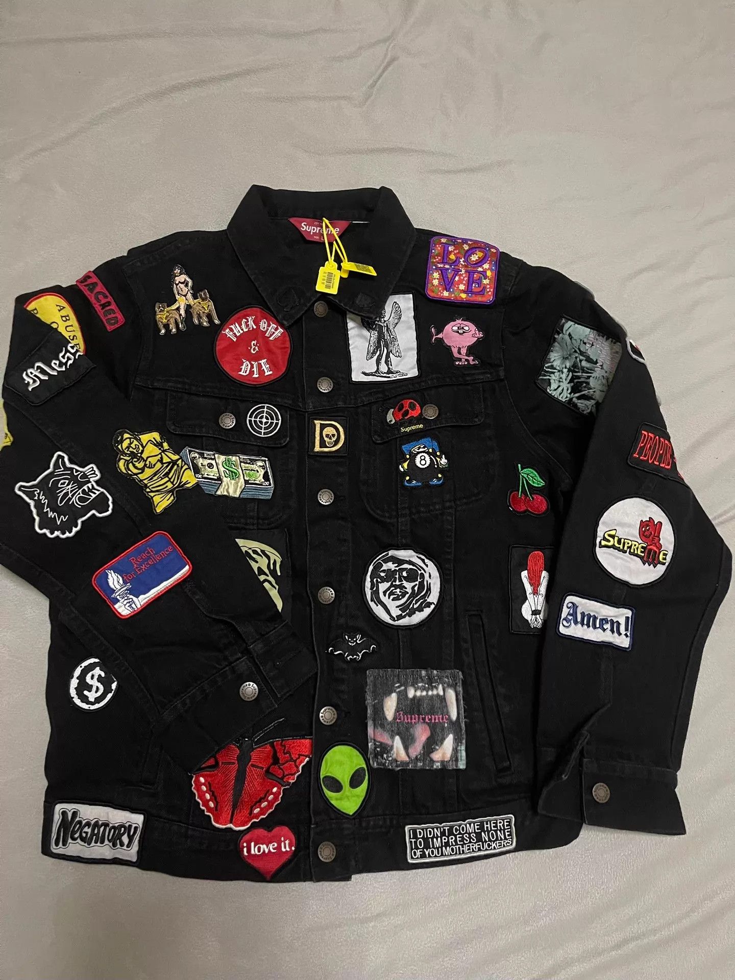 Supreme S/S 2013 Supreme Fuck Denim Jacket | Grailed