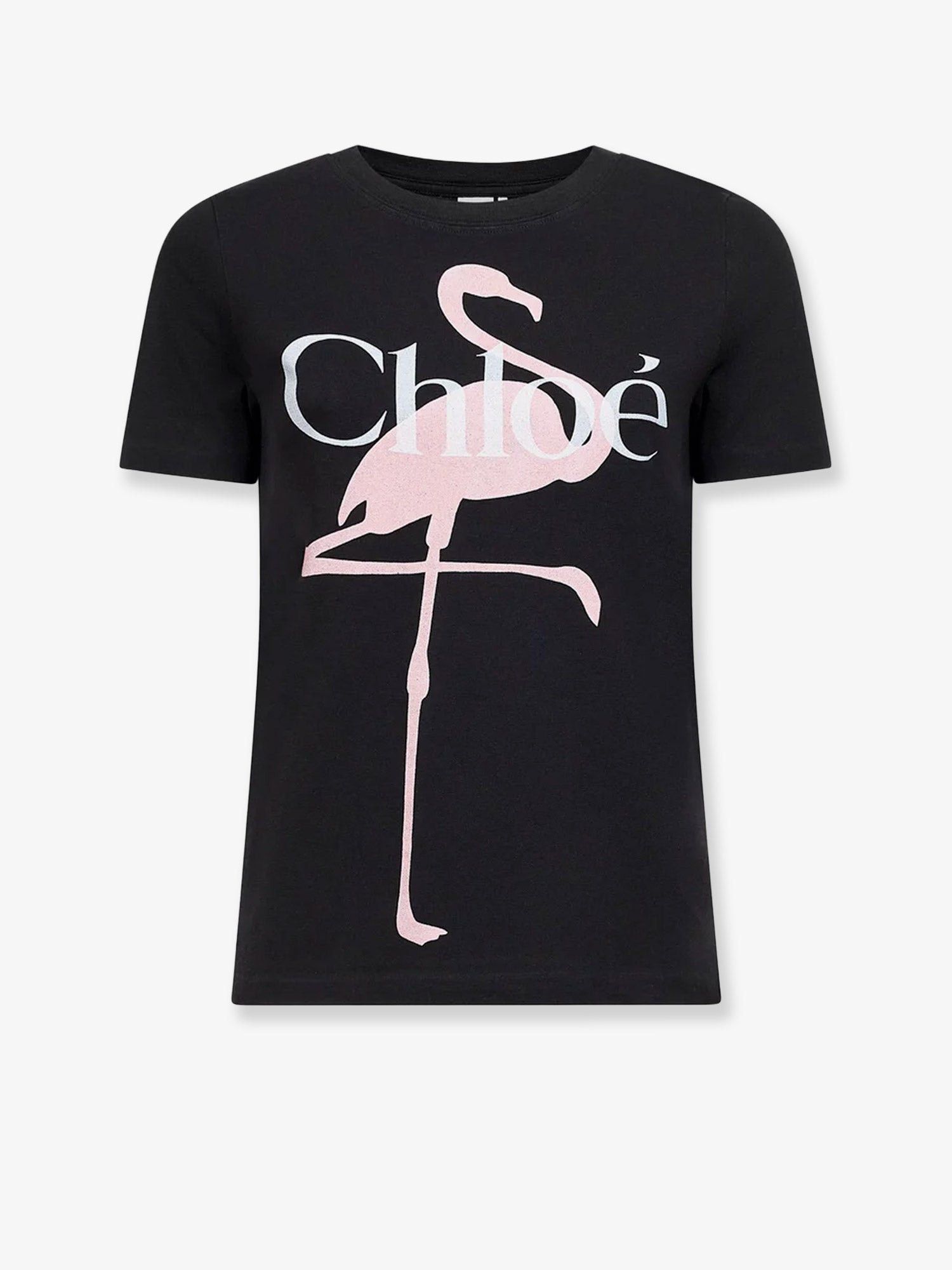 Chloe Cotton T-Shirt With Print Size S / US 4 / IT 40 - 1 Thumbnail