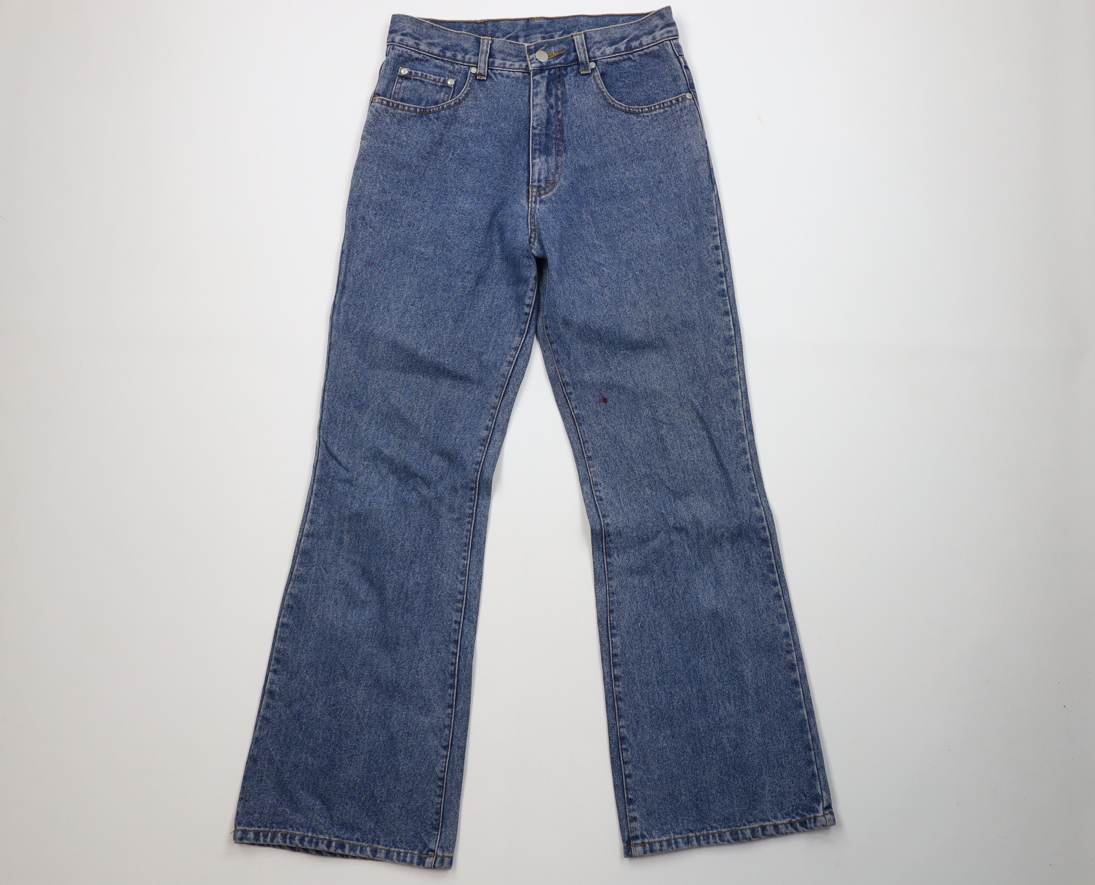 Vintage Vintage 90s Streetwear Flared Bell Bottoms Denim Jeans Size US 30 / EU 46 - 1 Thumbnail