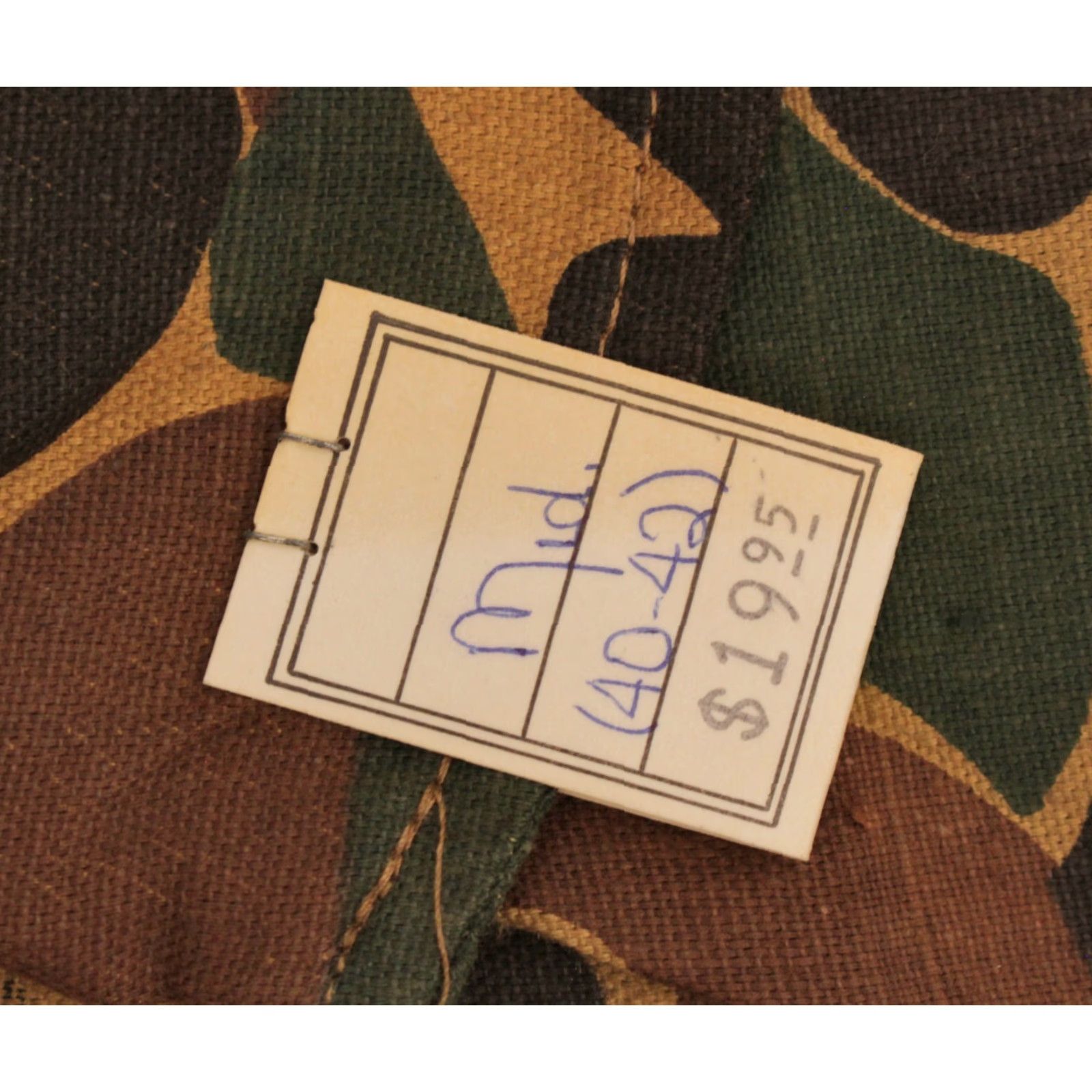 Vintage VINTAGE Mens Camouflage Duck Hunter Coveralls 70s Size M Green Cotton Inseam 30.5 Size US 31 - 4 Thumbnail