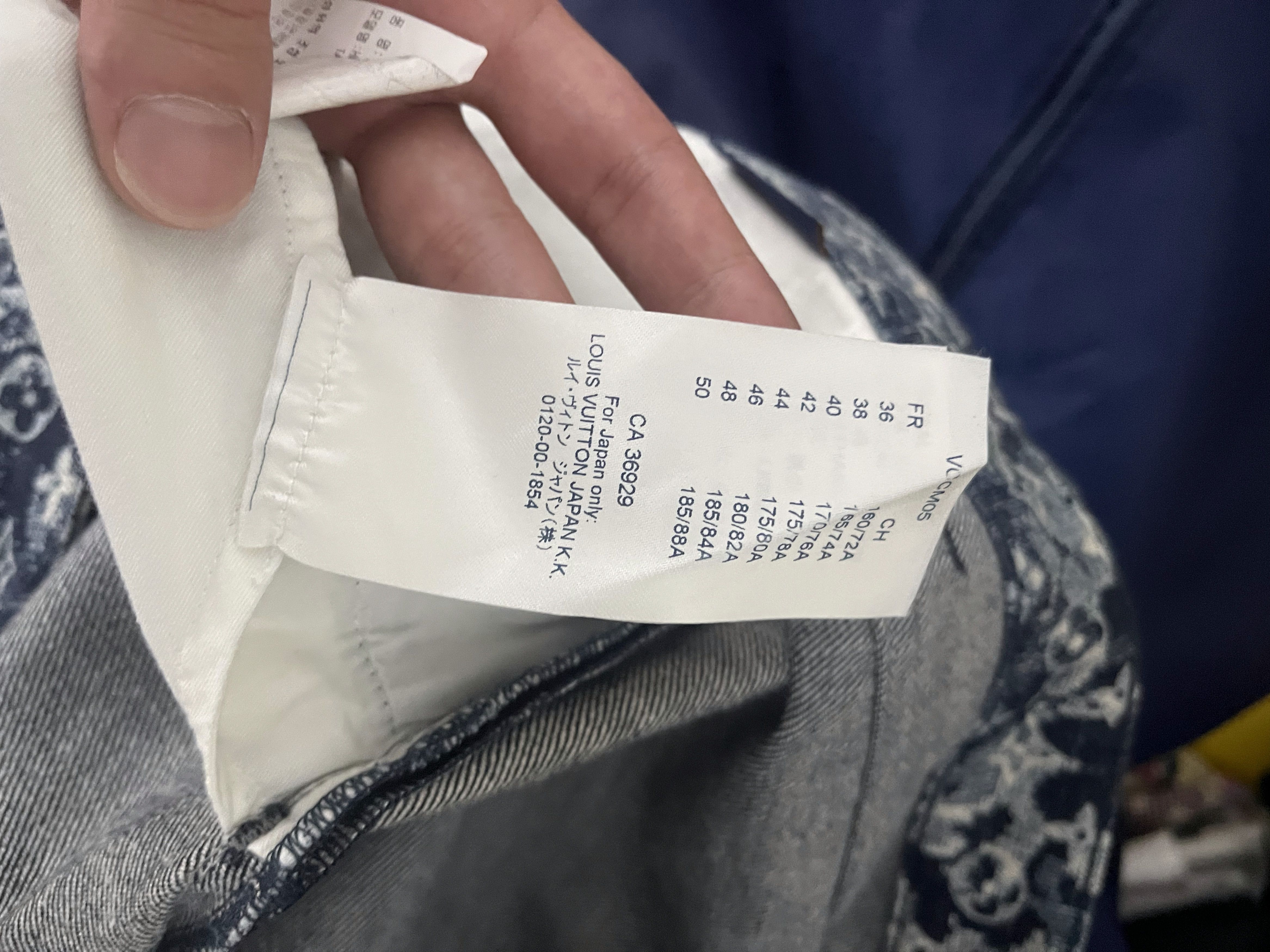 Louis Vuitton Louis Vuitton Virgil Abloh Tapestry Denim Jeans Size 32 Size US 32 / EU 48 - 8 Thumbnail