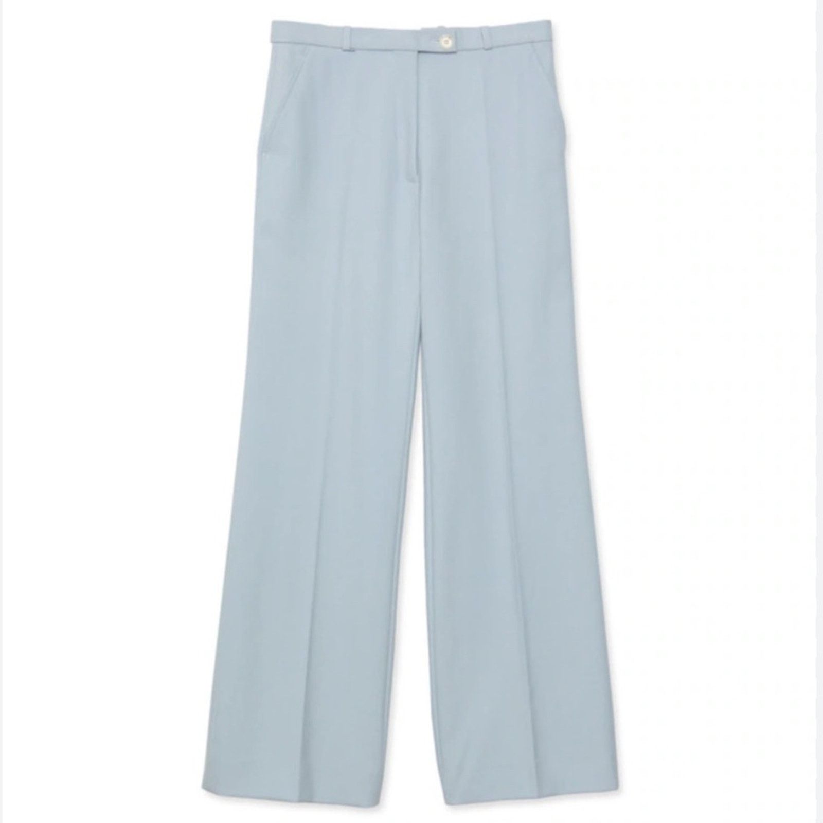 Alexa Chung Alexa Chung Relaxed Tailored Trousers in Light Blue Size 27" / US 4 / IT 40 - 2 Thumbnail
