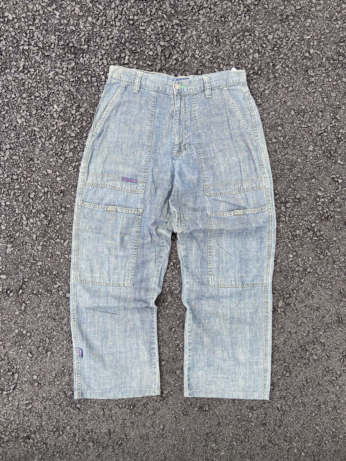 Tommy Hilfiger × Vintage TOMMY HILFIGER JEANS BAGGY Y2K Size US 33 - 1 Thumbnail
