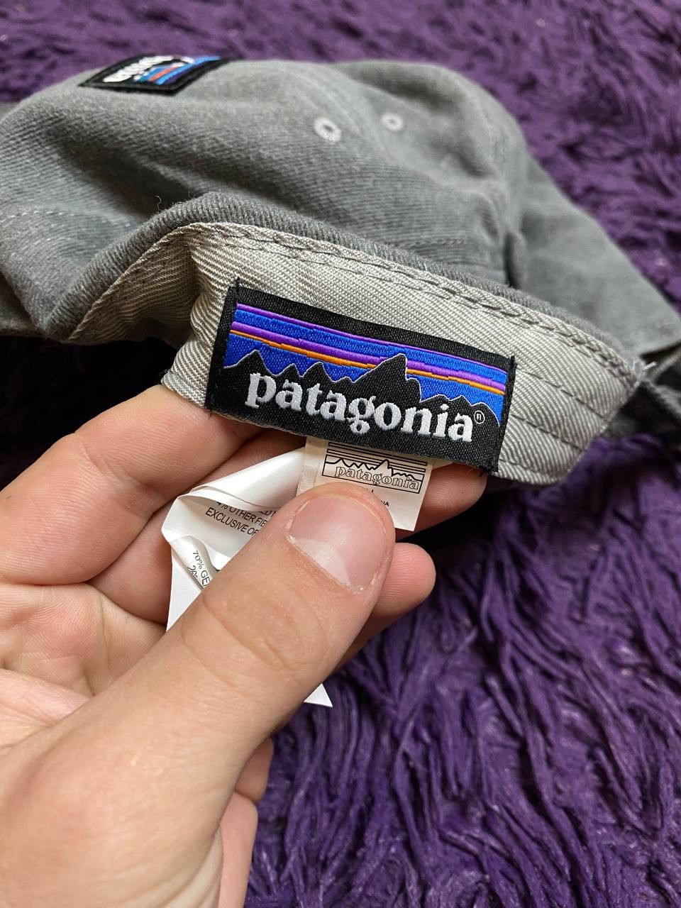 Patagonia × Vintage Vintage Patagonia Cap Snapback Big Logo Streetwear Y2K Size ONE SIZE - 11 Thumbnail