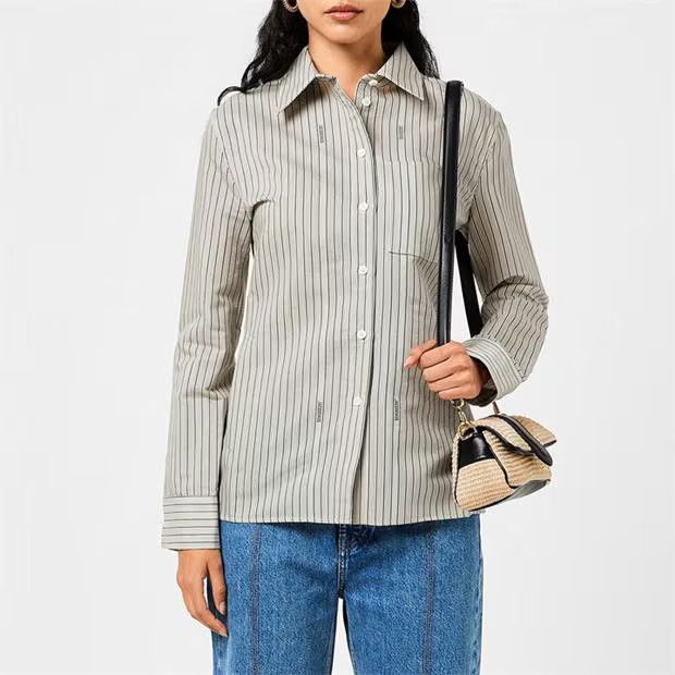 Jacquemus o1g2r1mq1024 Shirt in Grey & Black Size S / US 4 / IT 40 - 3 Thumbnail