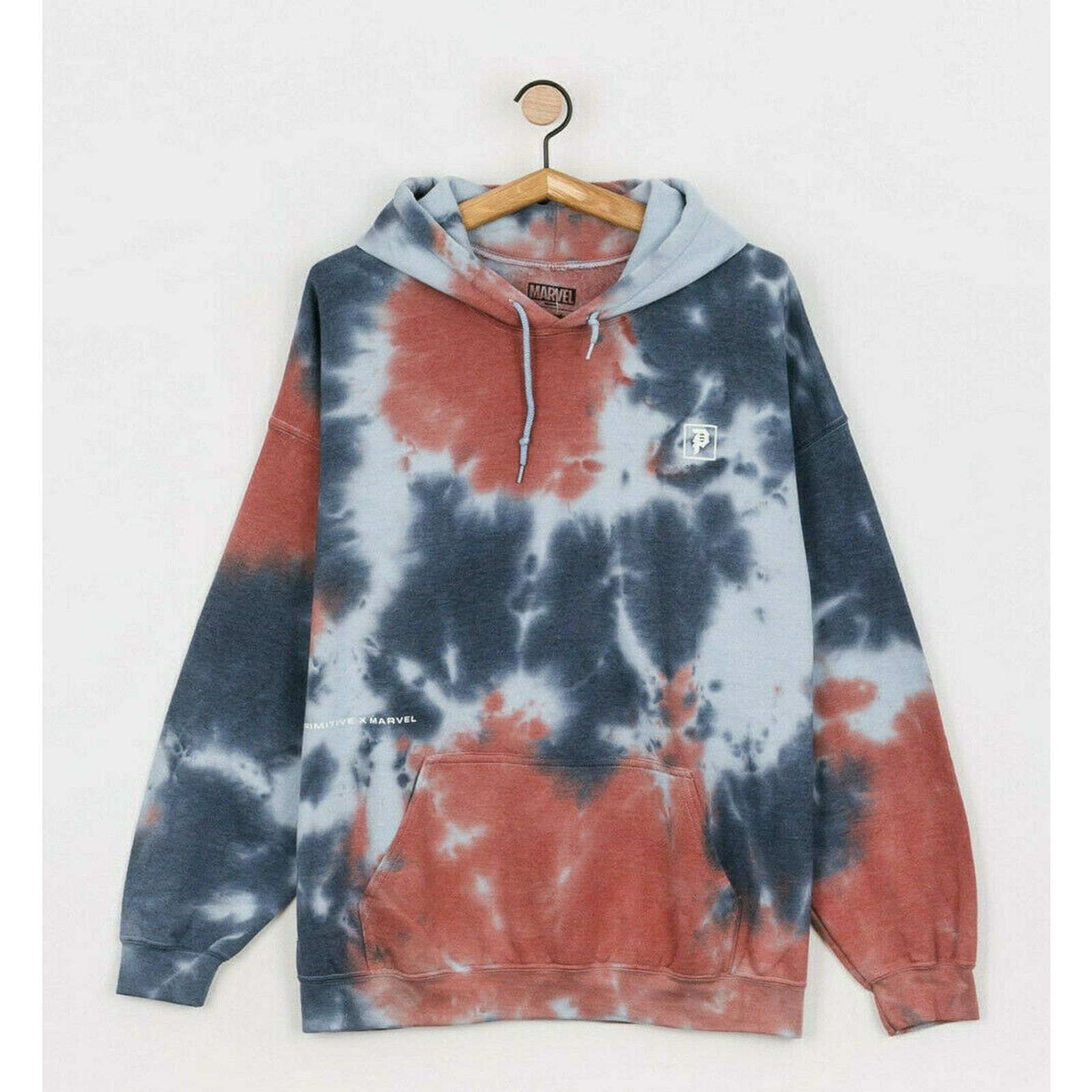 Primitive Primitive Men's X Marvel Venom Washed Tie Dye Blue Hoodie Size US M / EU 48-50 / 2 - 8 Thumbnail