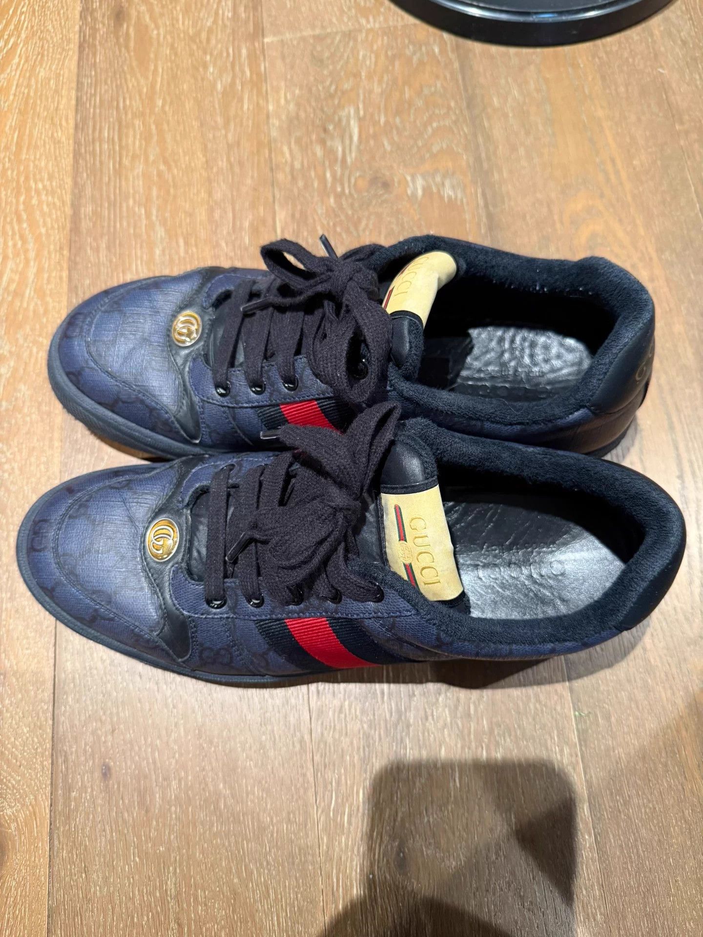 Gucci Gucci GG Supreme Enamel Embossed Sneakers 43 Size US 10 / EU 43 - 1 Thumbnail