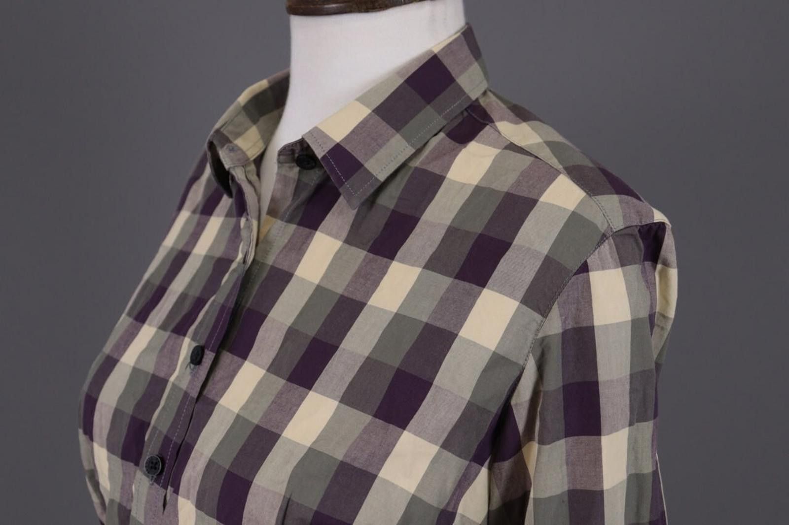 Designer Harkila Multicolor Check Button Down Blouse Shirt Size S Size S / US 4 / IT 40 - 7 Thumbnail