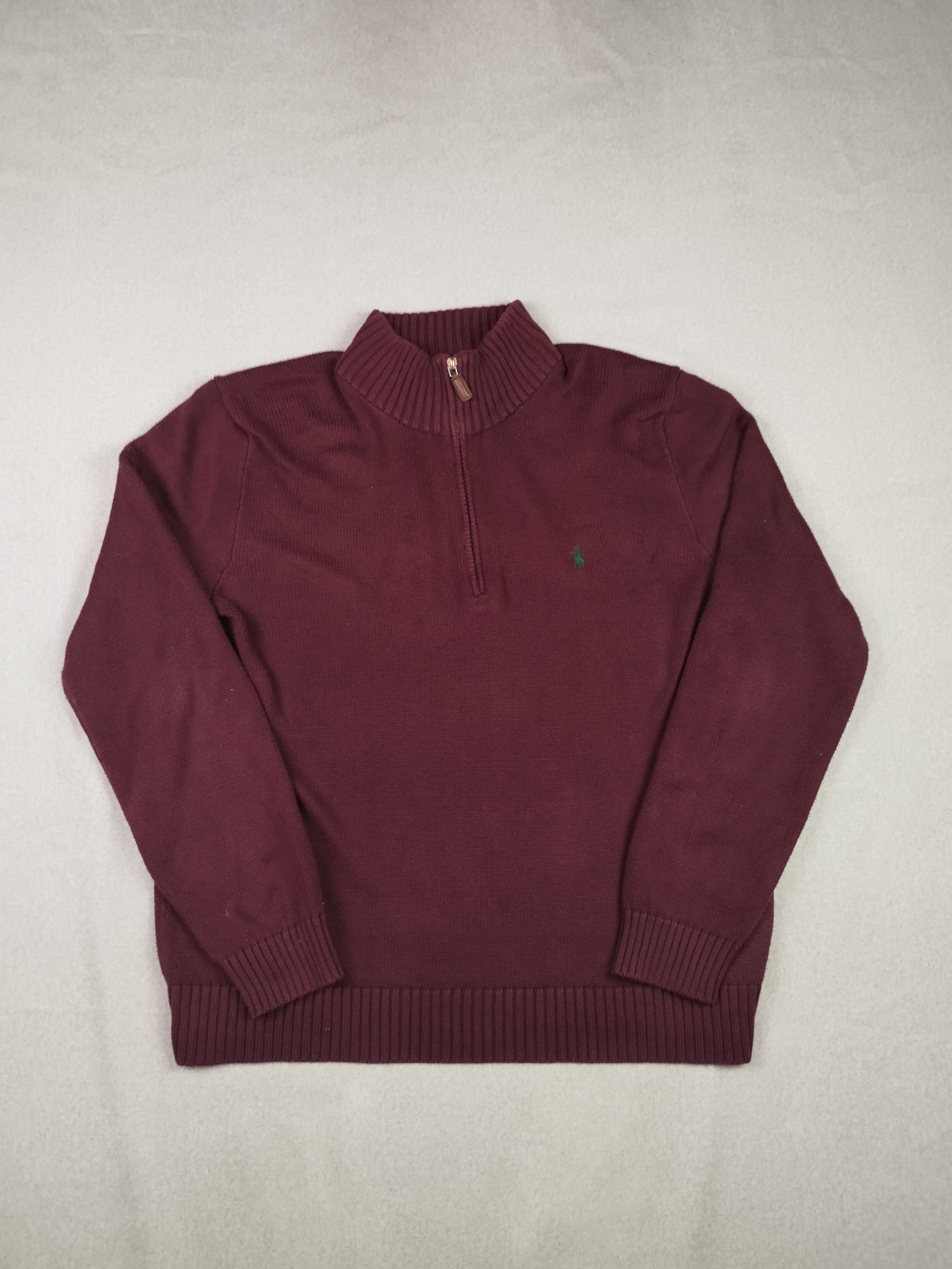 Polo Ralph Lauren vintage Polo Ralph Lauren 1\4 Quarter Zip Sweater Size US L / EU 52-54 / 3 - 1 Thumbnail
