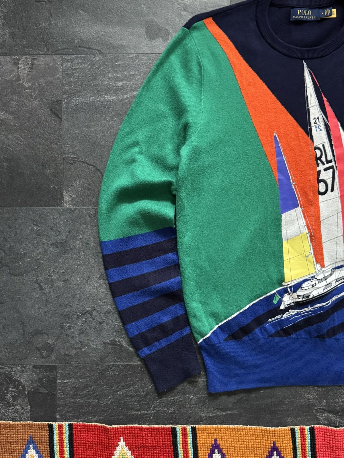 Polo Ralph Lauren POLO RALPH LAUREN Cruise Yacht Club Patch SAILBOAT Sweater Size US M / EU 48-50 / 2 - 5 Thumbnail